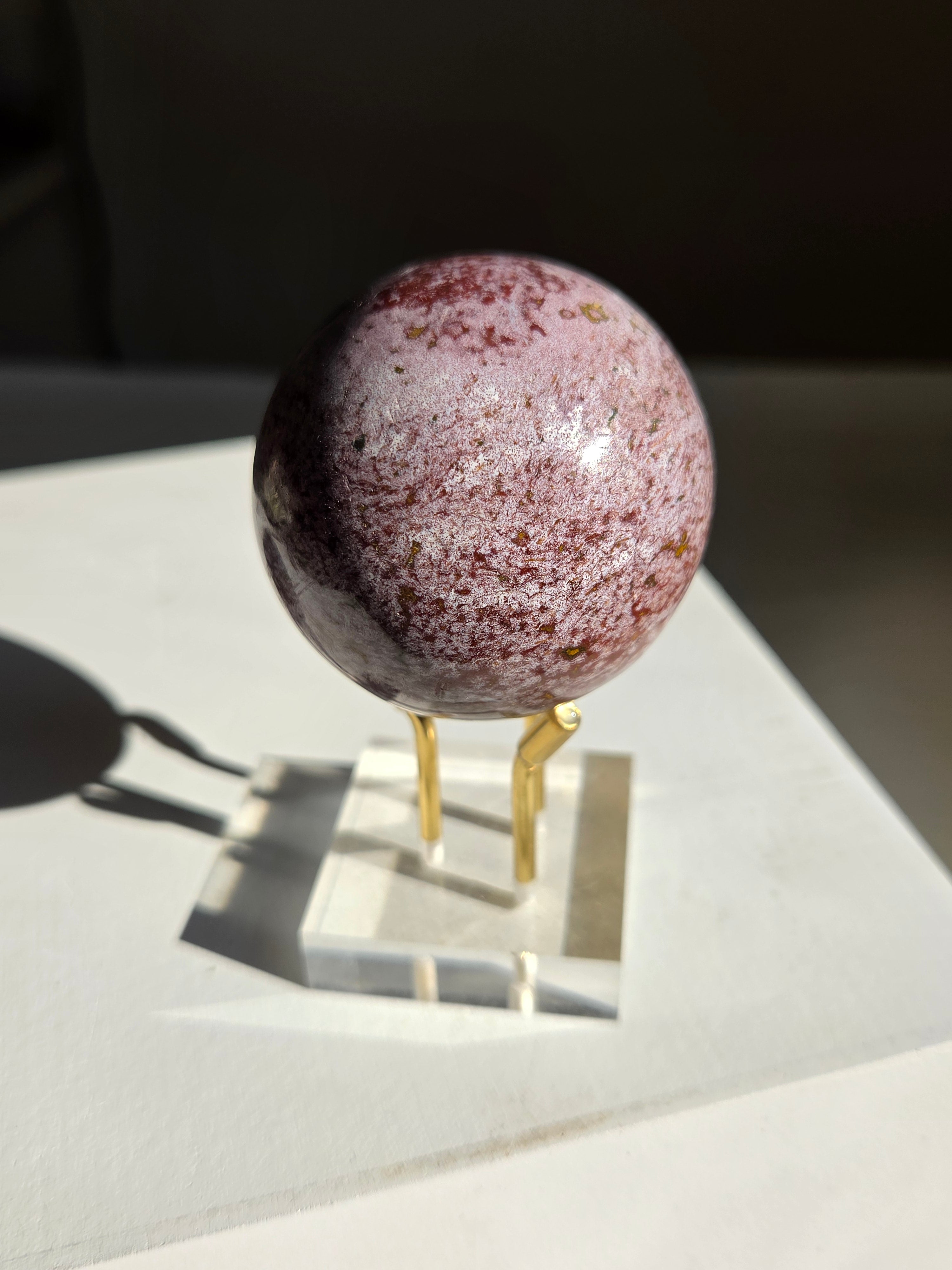 Sea Jasper Sphere 008