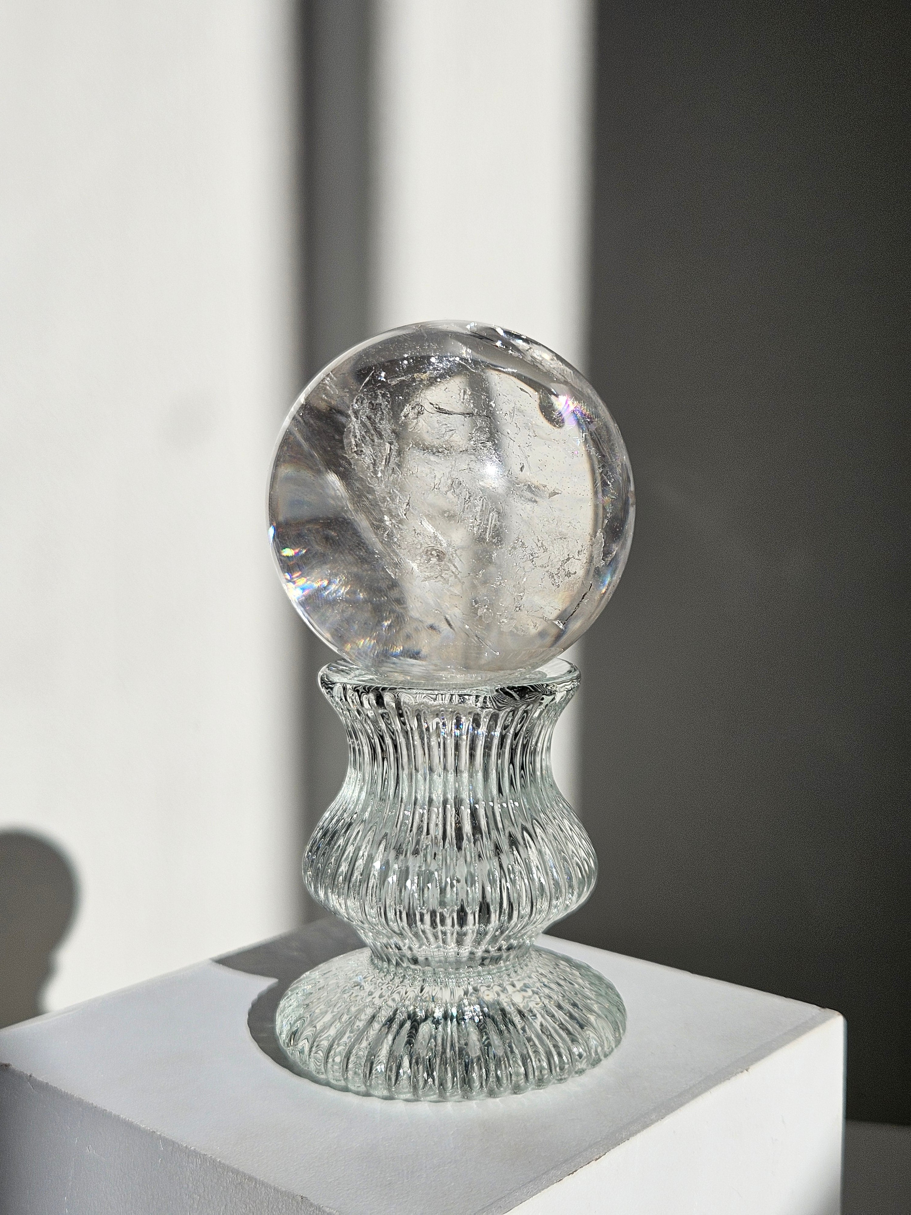 Lemurian Quartz Sphere 001