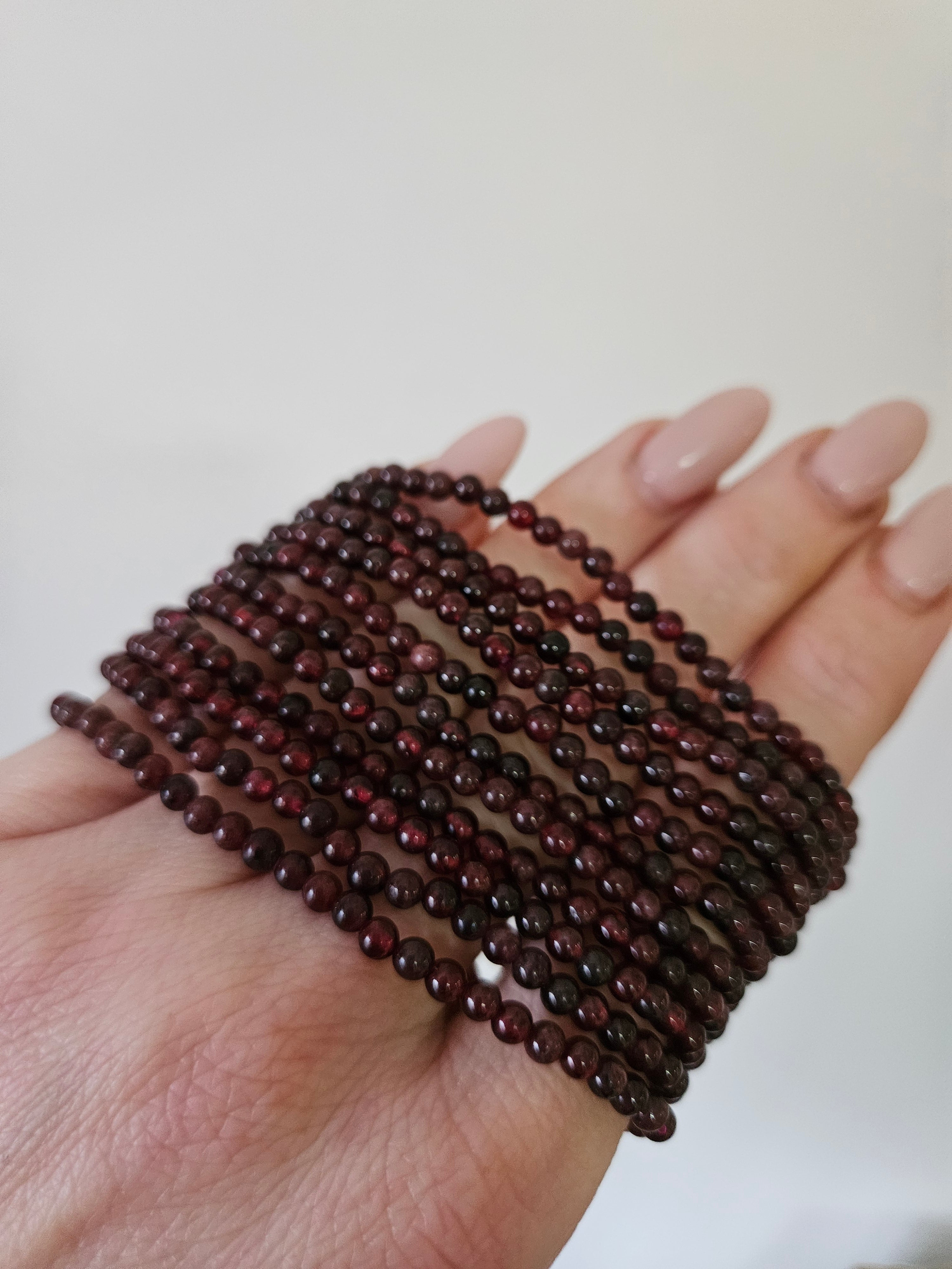 Garnet Bracelet | 4mm