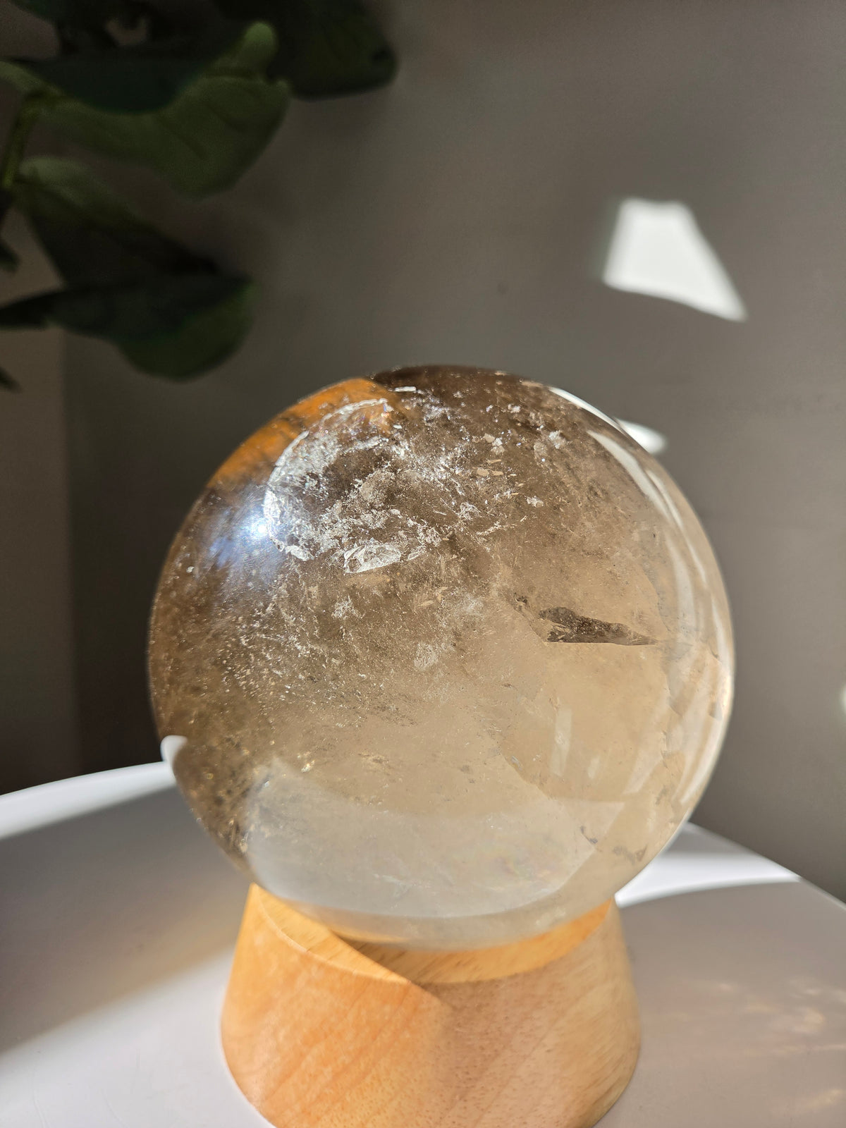 Smoky Quartz statement Sphere