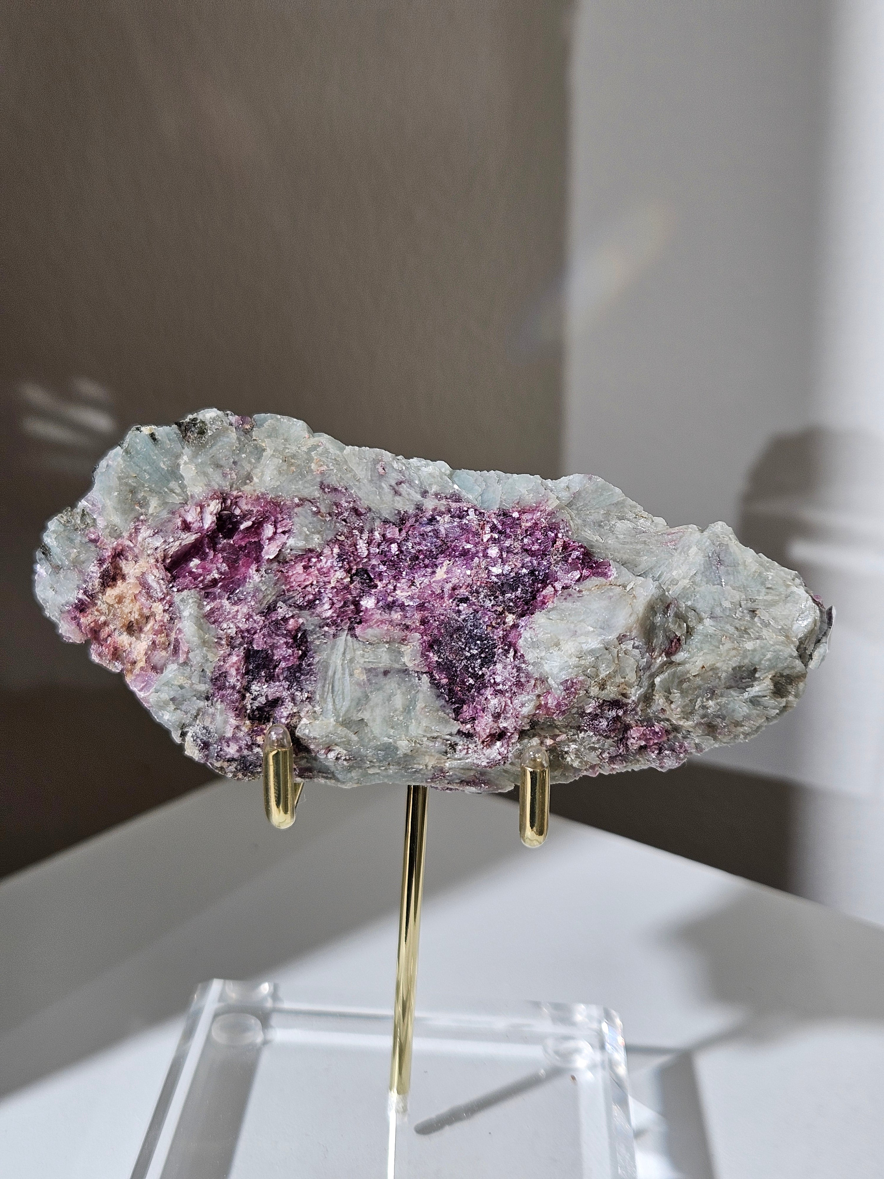 Lepidolite x Tourmaline 001