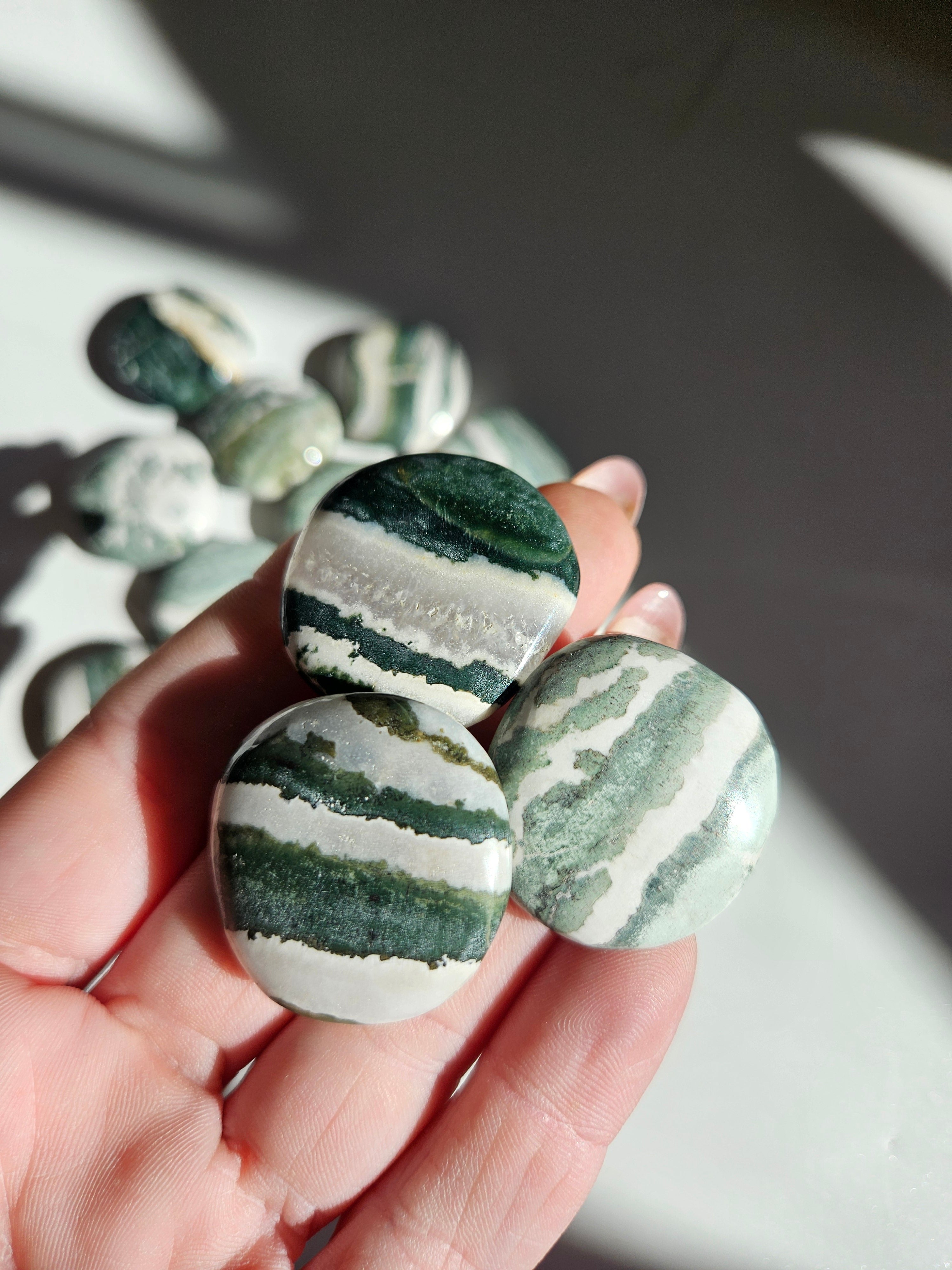 Green Sardonyx Mini Flat