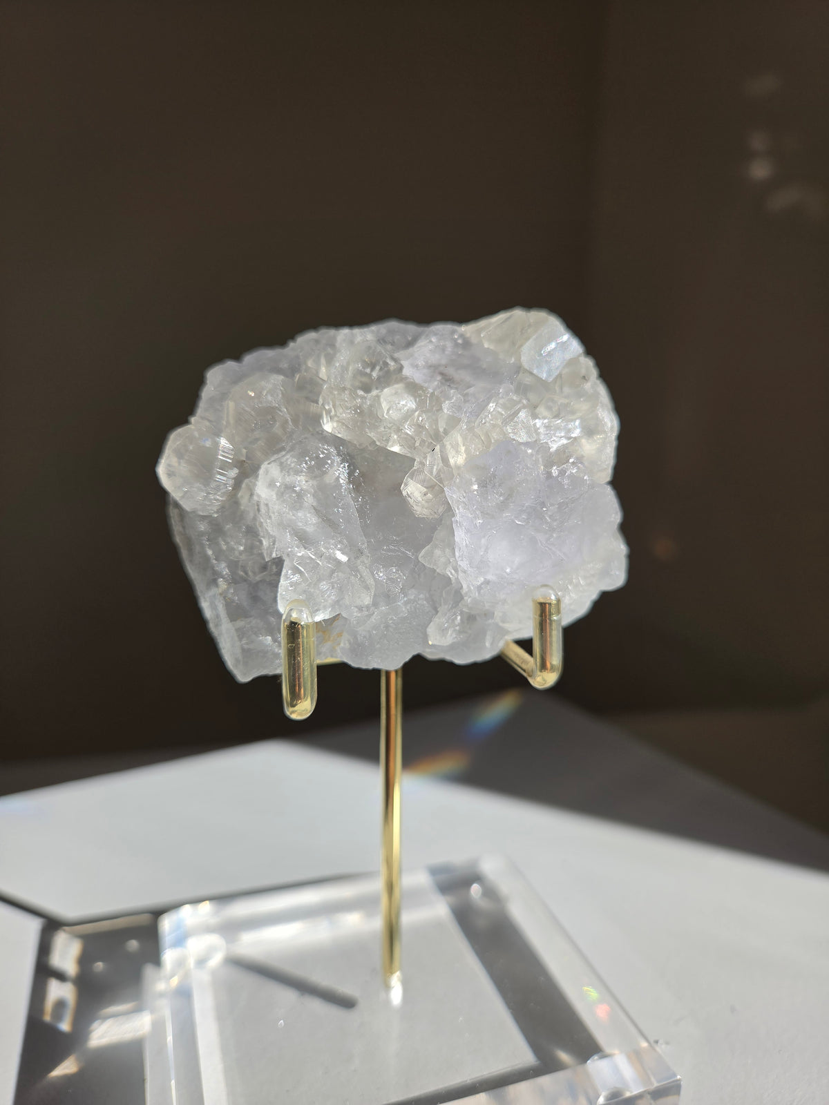 Calcite Coated Fluorite 005