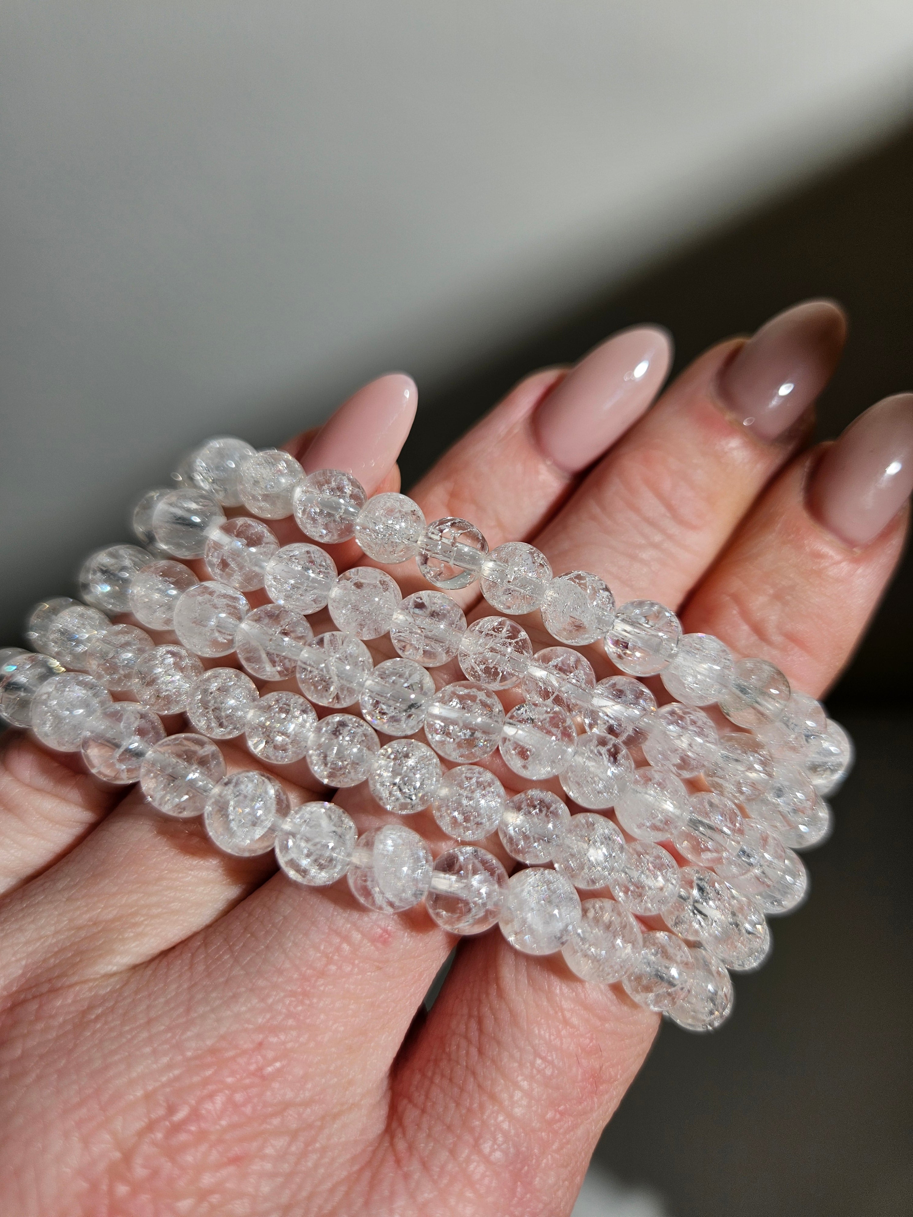 Crackle Quartz Bracelet | 6mm