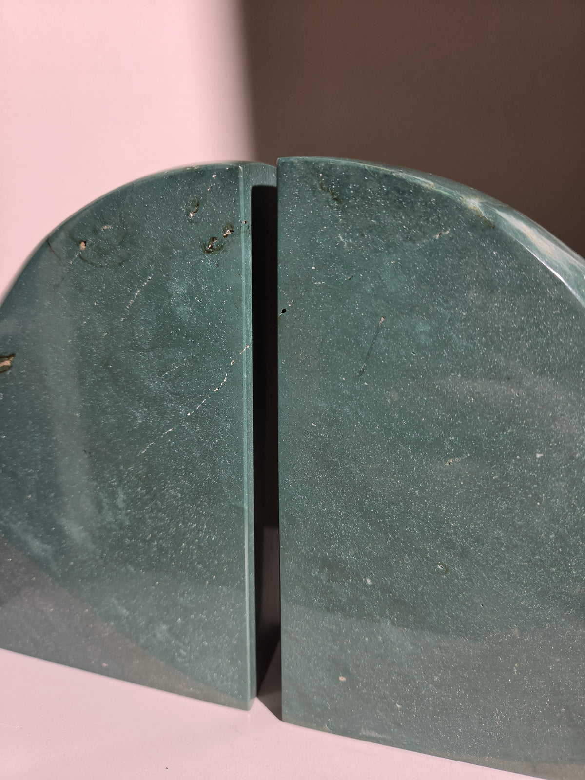 Green Jasper Bookends