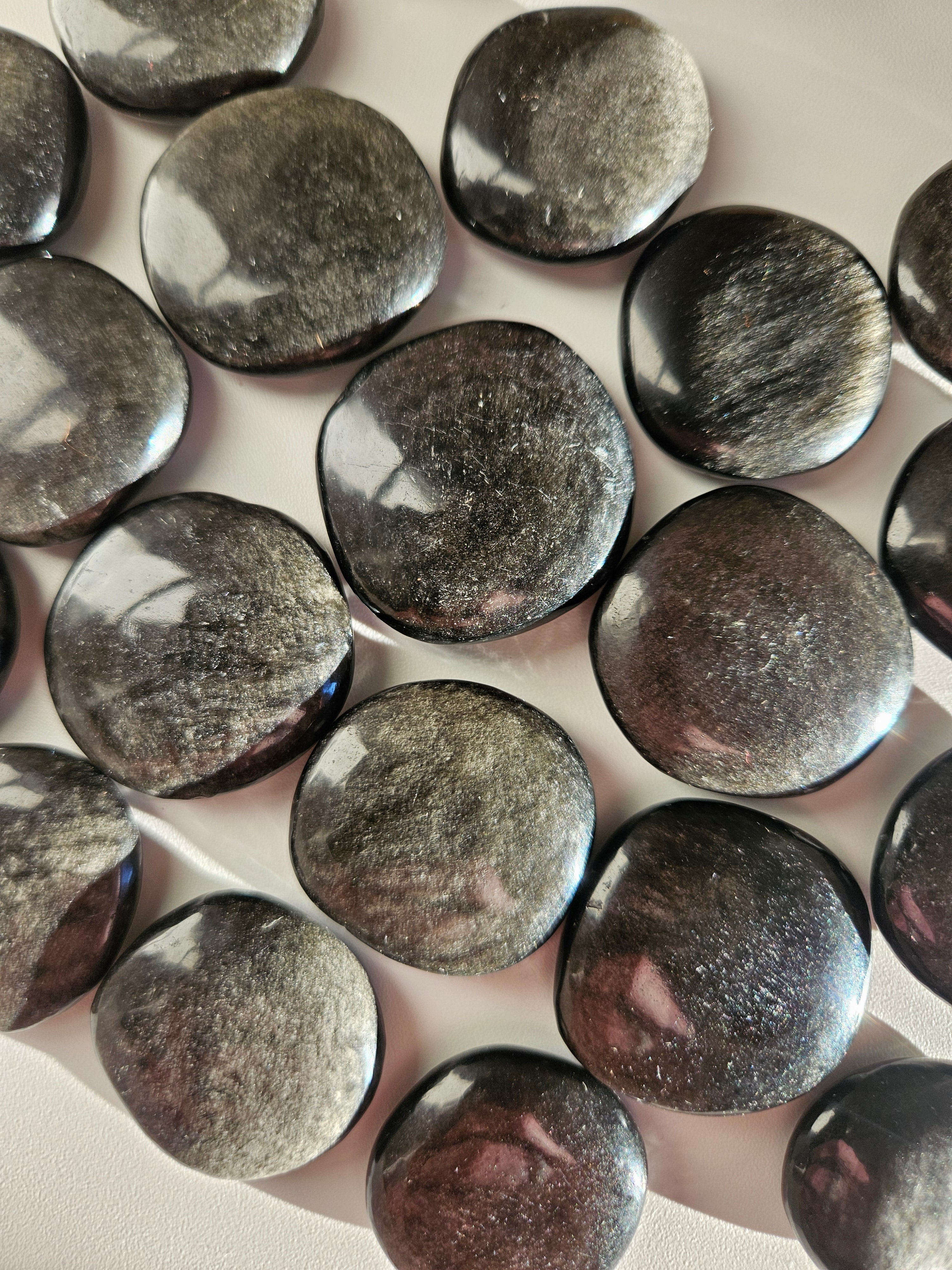 Silver Obsidian Mini Flat