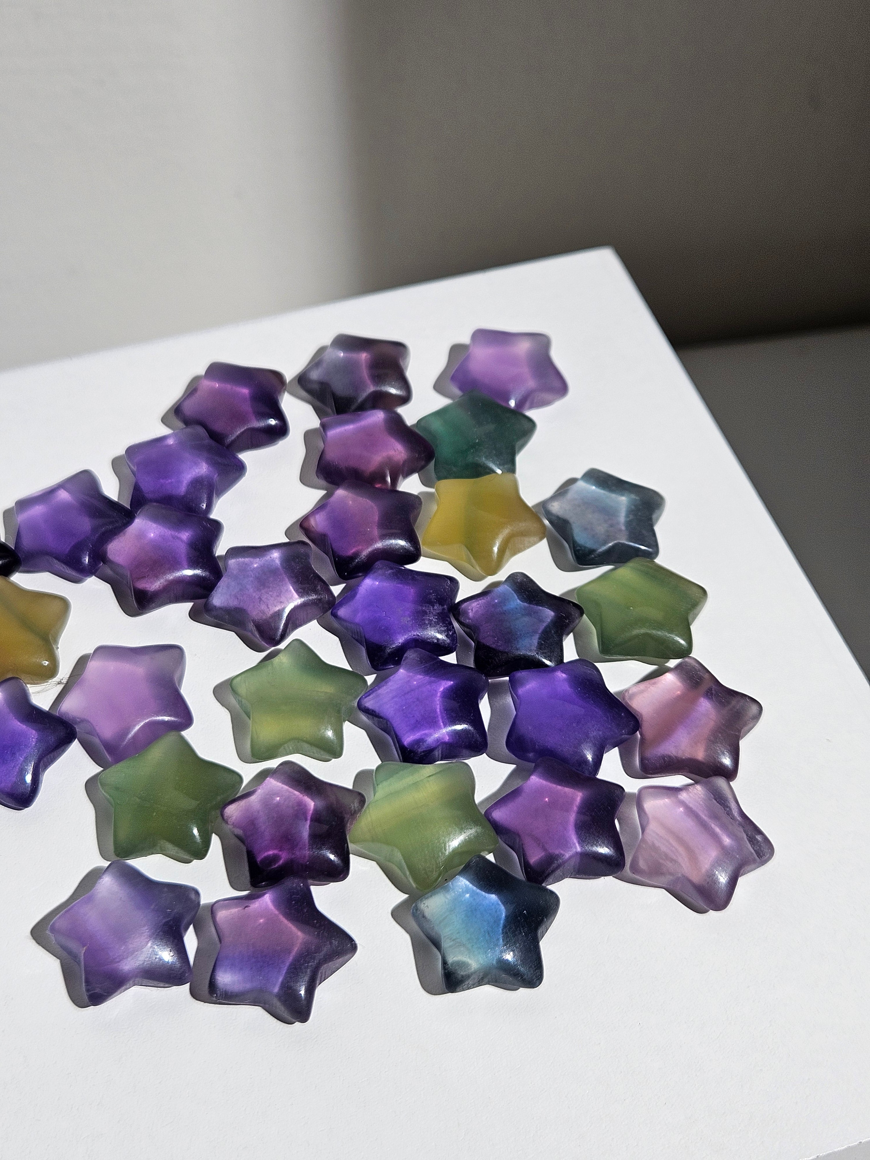 Fluorite Stars | set of three