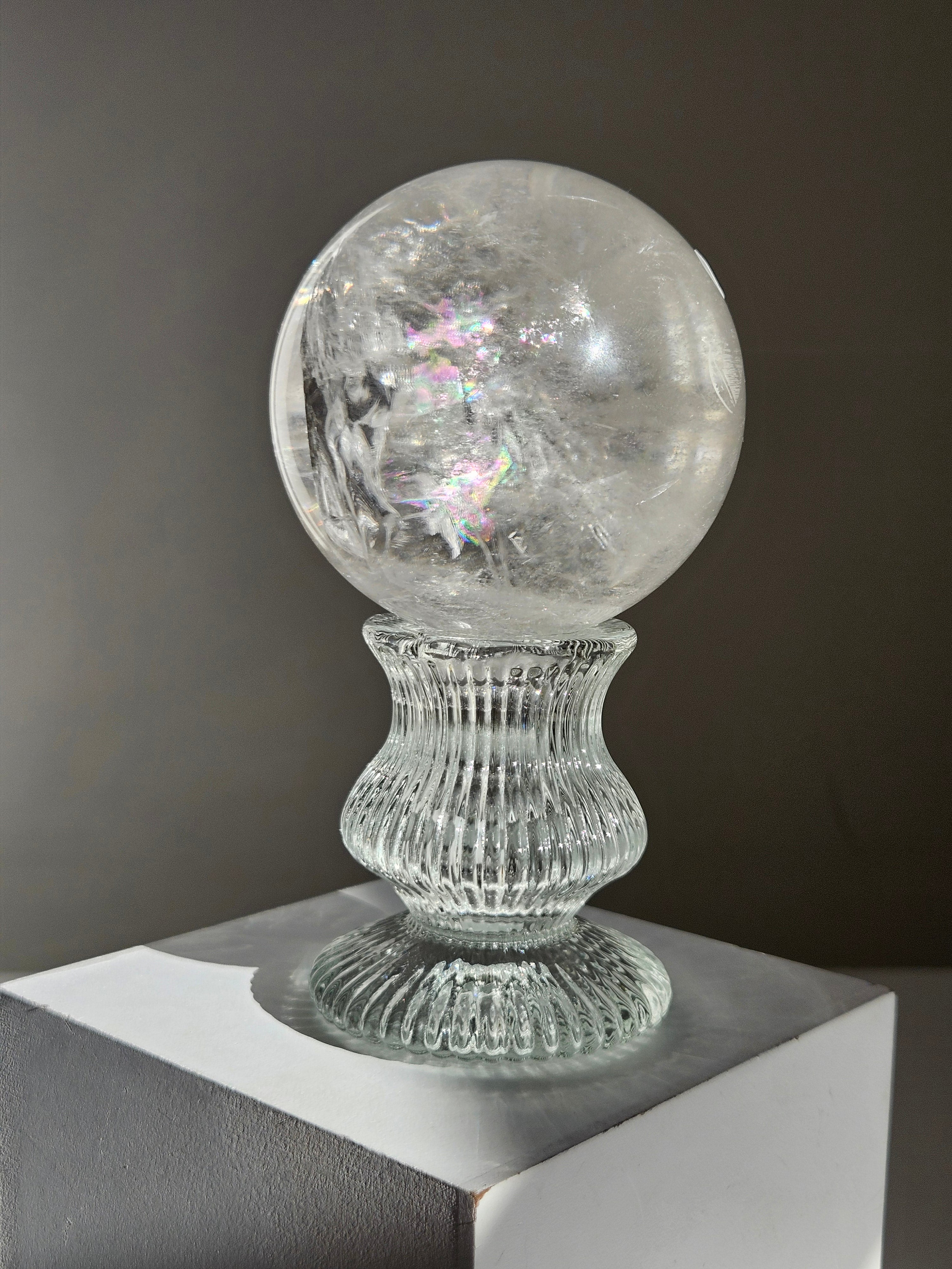 Lemurian Quartz Sphere 005