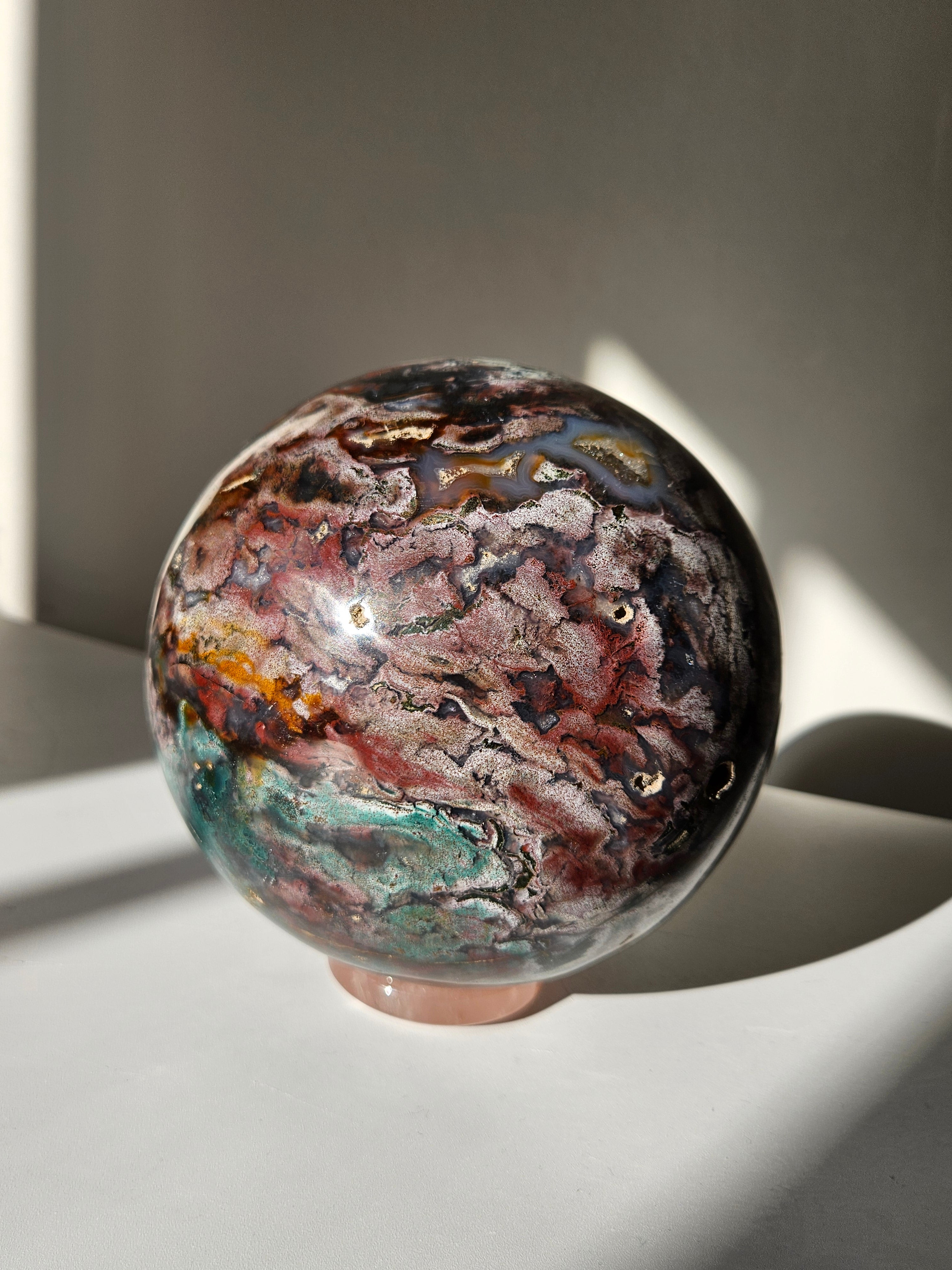 Sea Jasper Statement Sphere