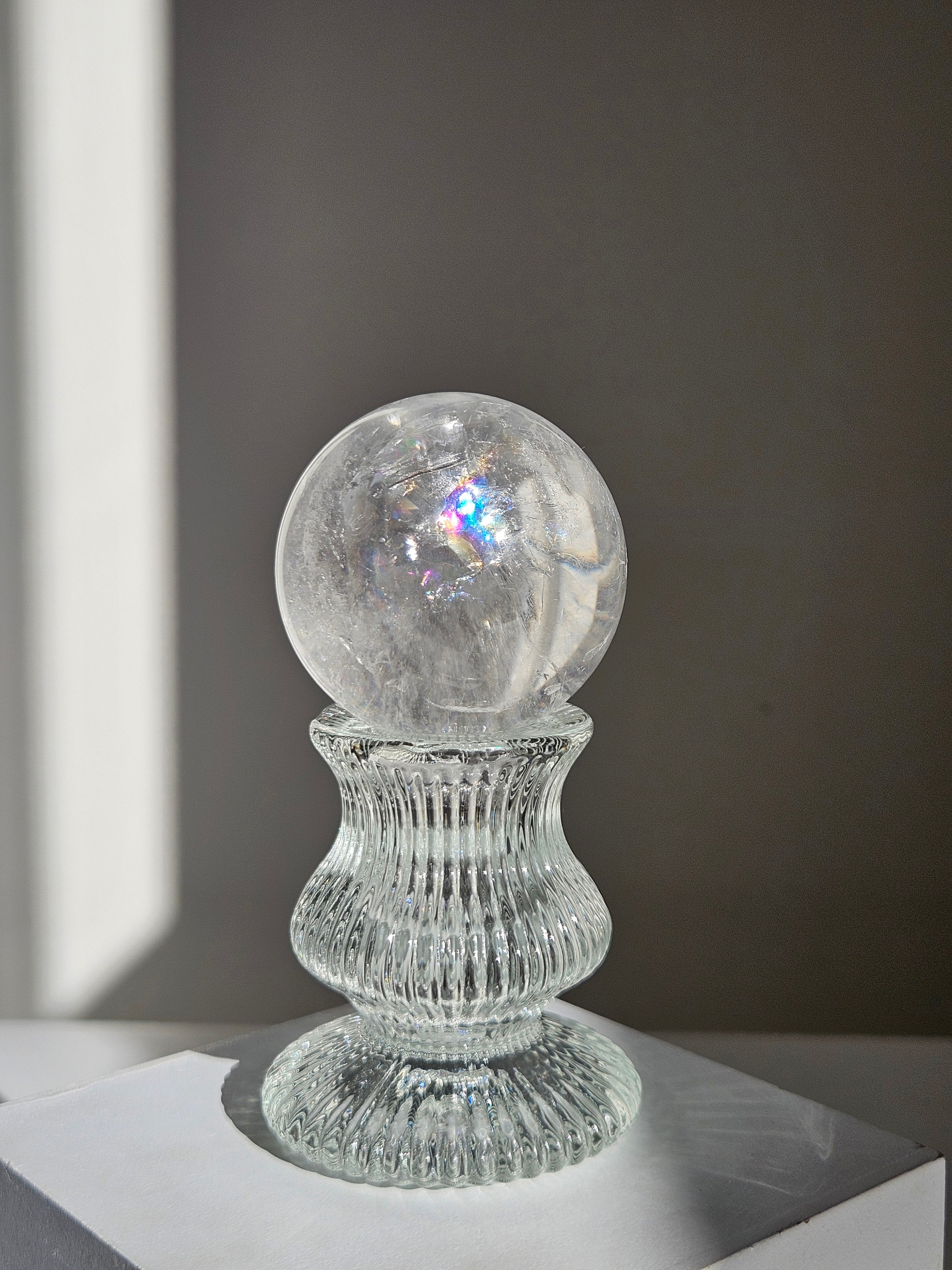 Lemurian Quartz Sphere 012