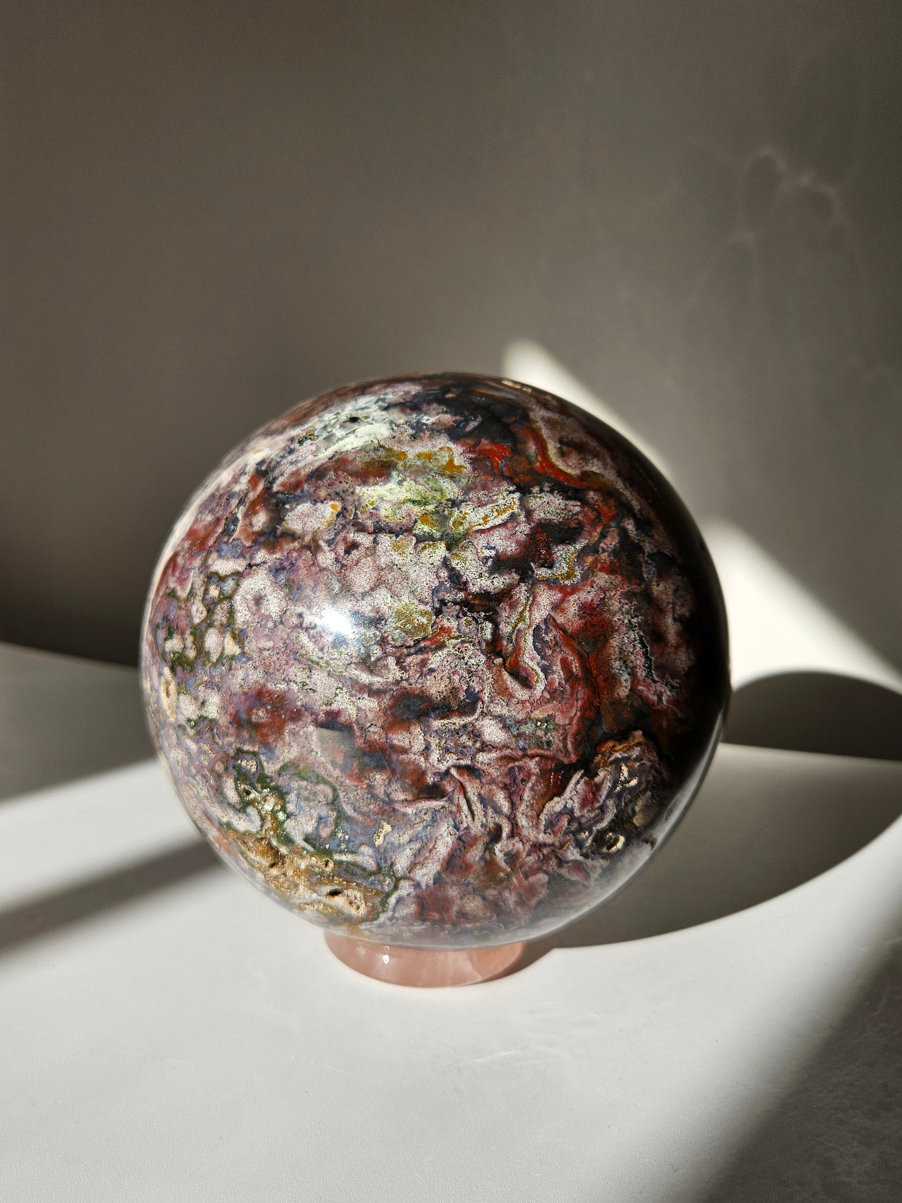 Sea Jasper Statement Sphere