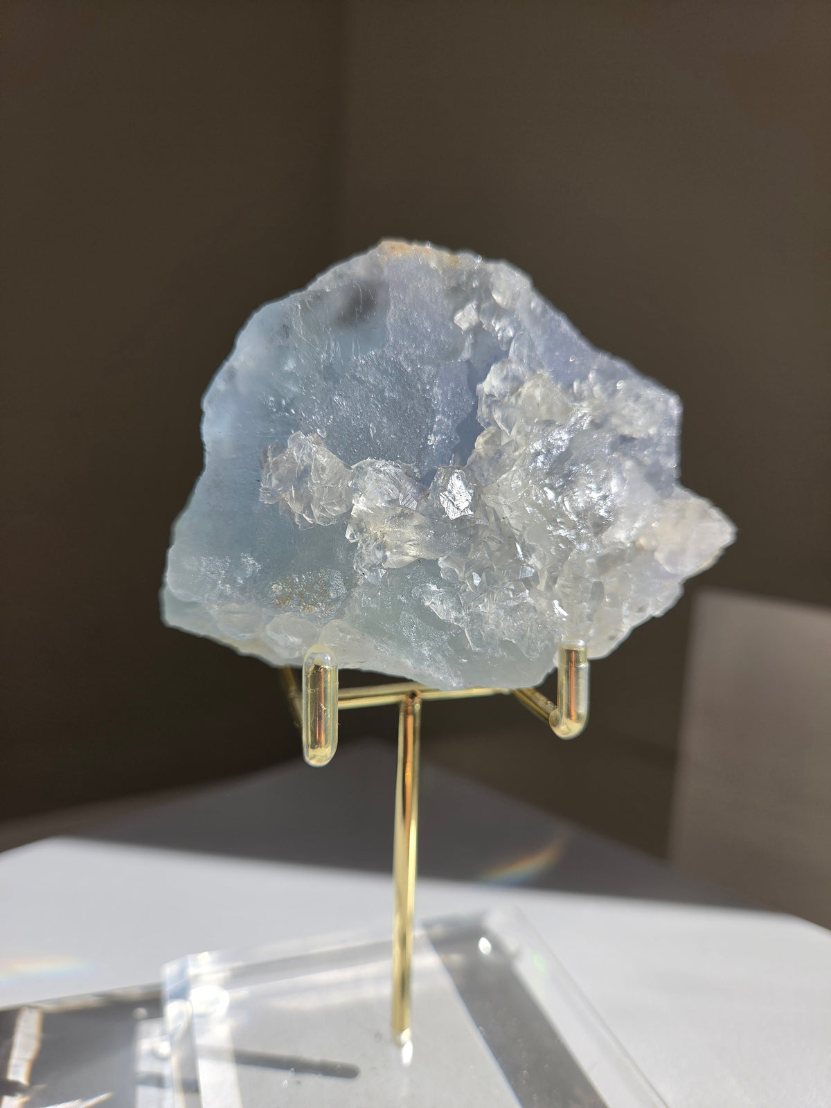 Calcite Coated Fluorite 002