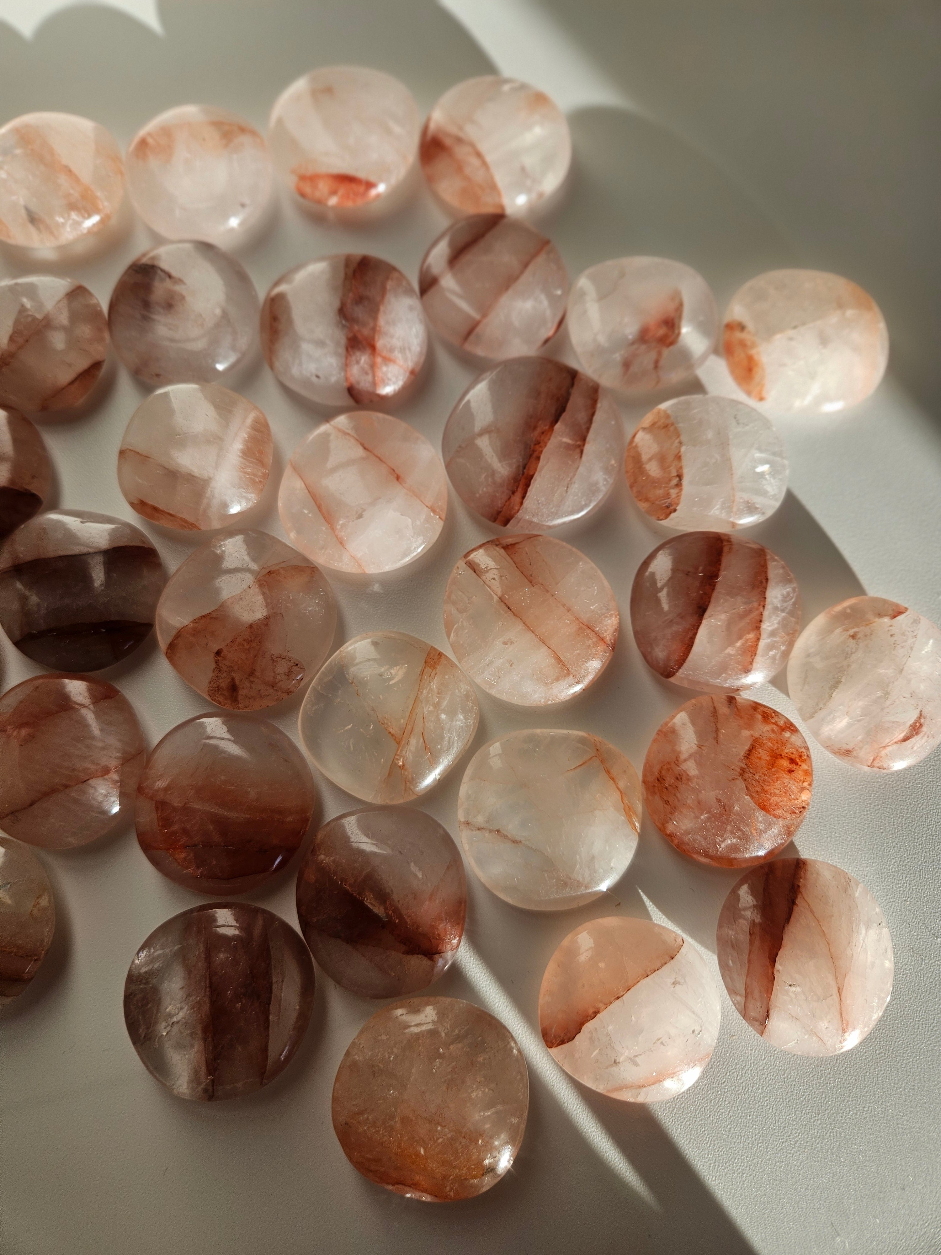 Hematoid Quartz Mini Flat