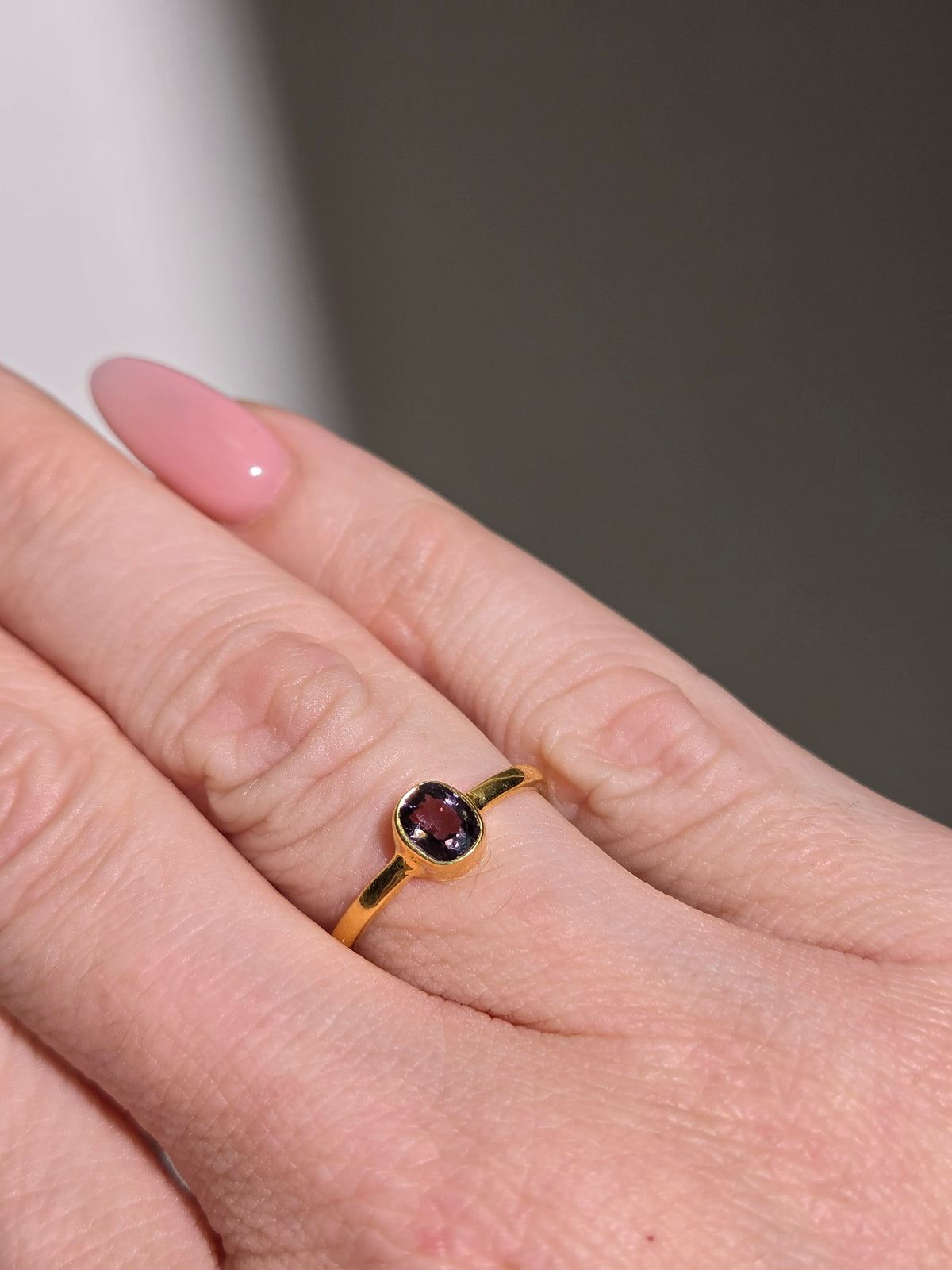 Size 7 | Spinel Ring | gold 002