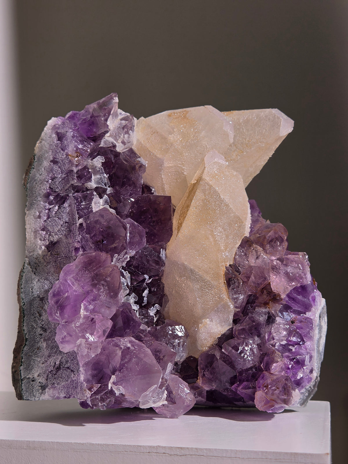 Amethyst x Calcite Statement