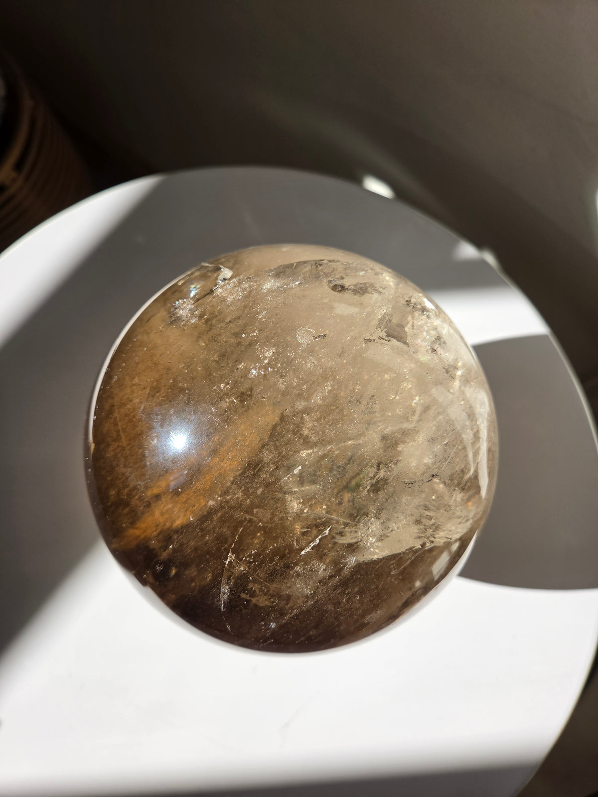 Smoky Quartz statement Sphere