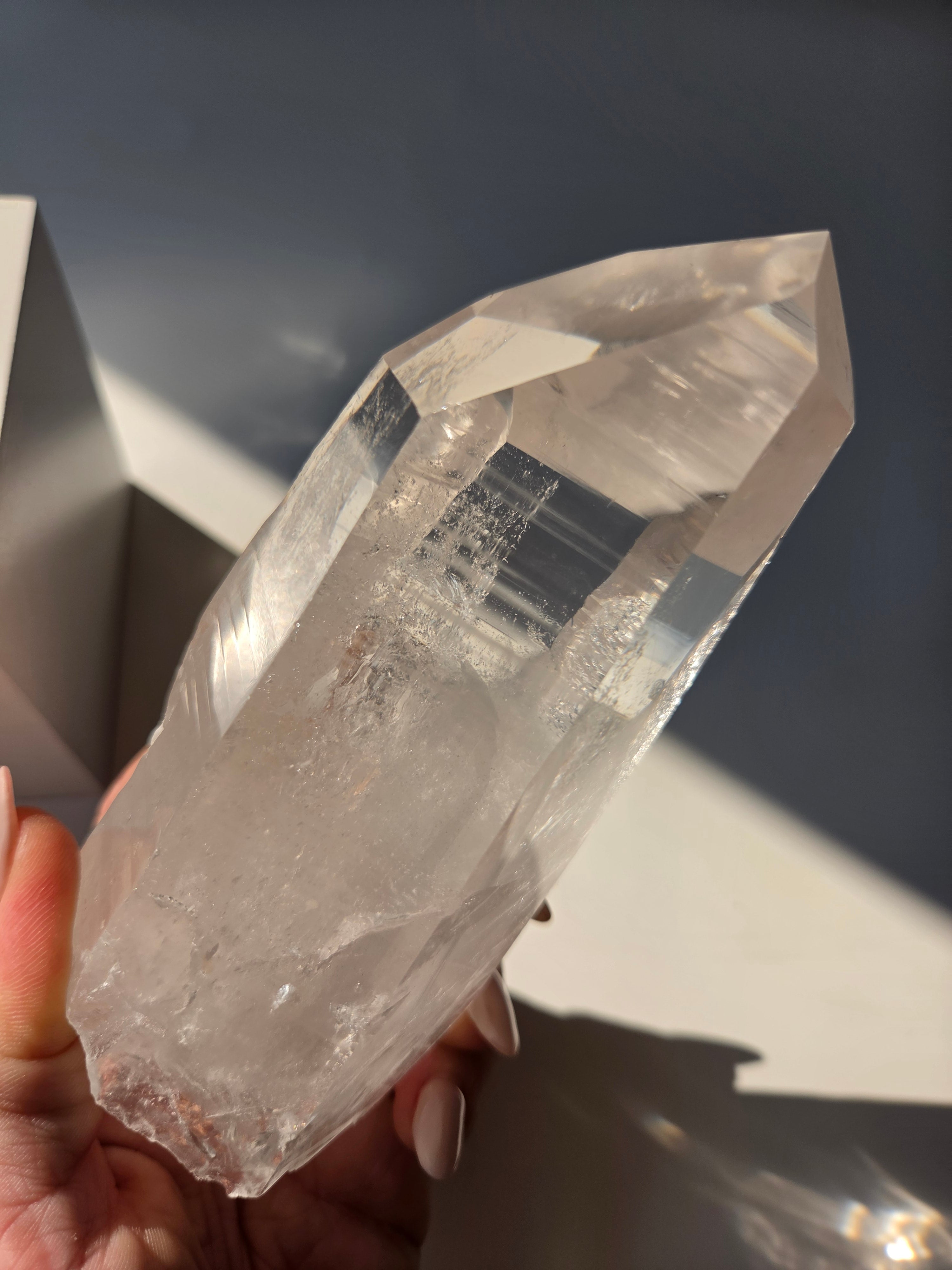 Semipolished Lemurian Quartz 001