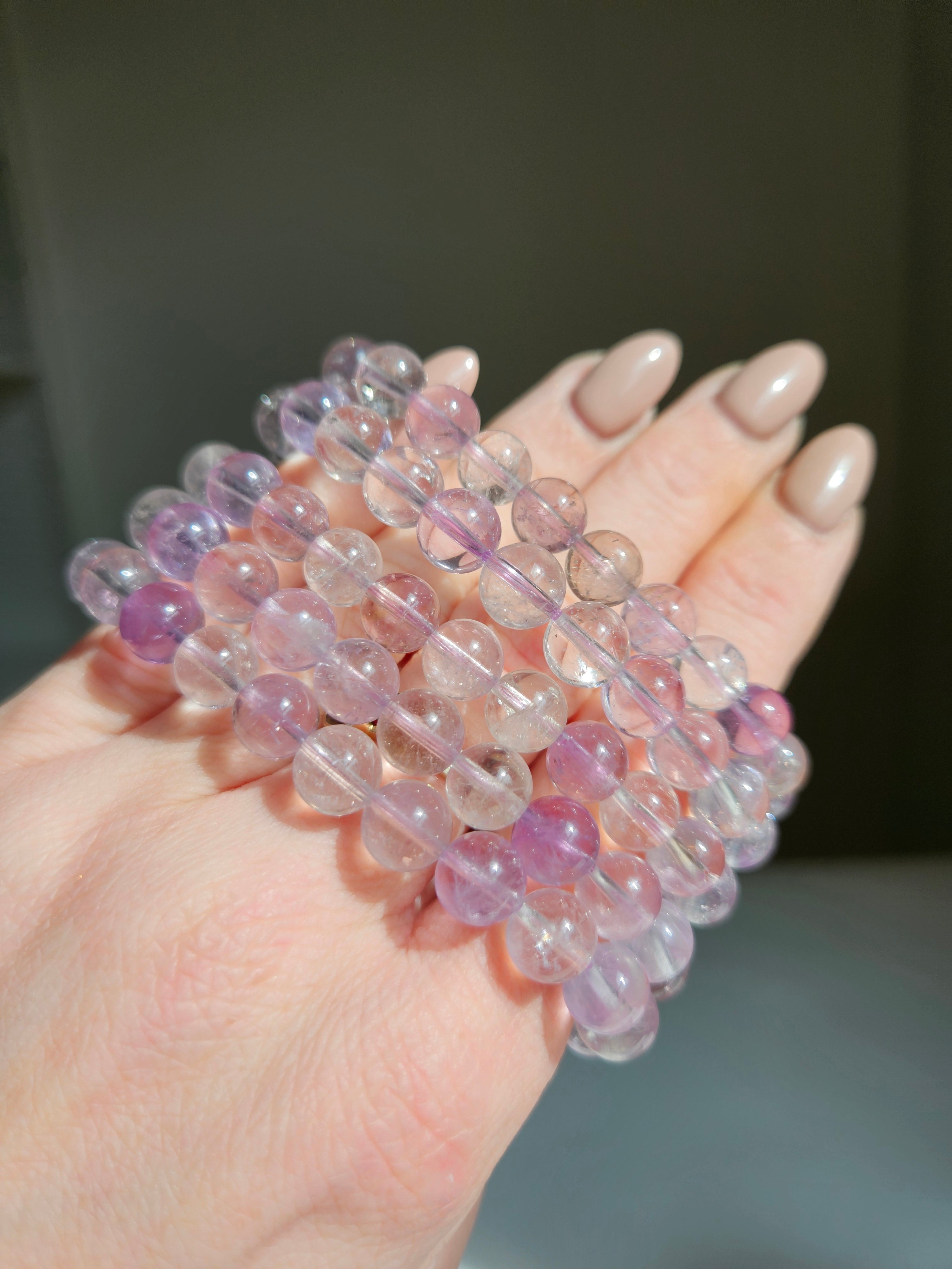Multi Amethyst bracelet | 8mm