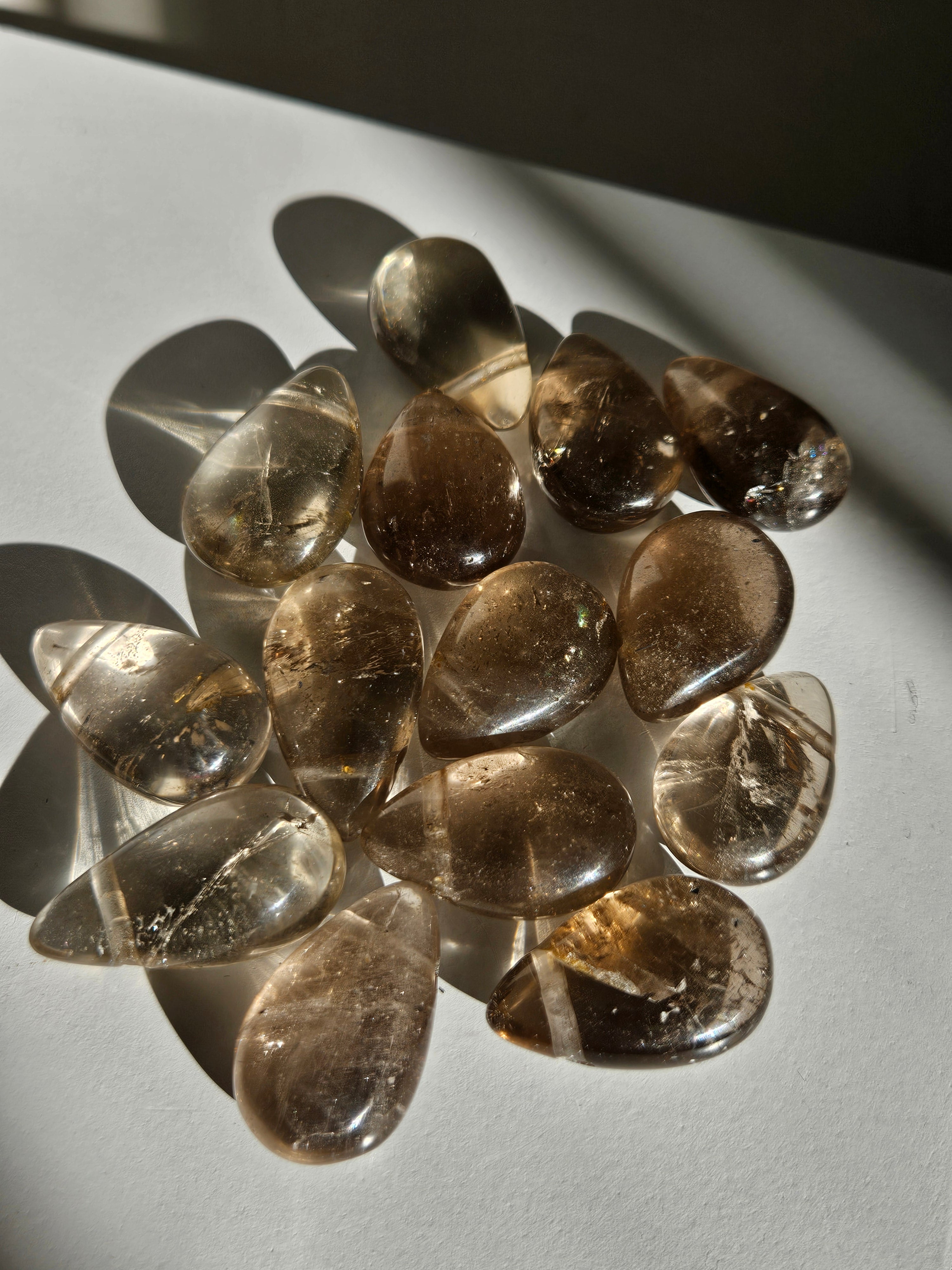 Smoky Quartz Mini Teardrop | drilled hole