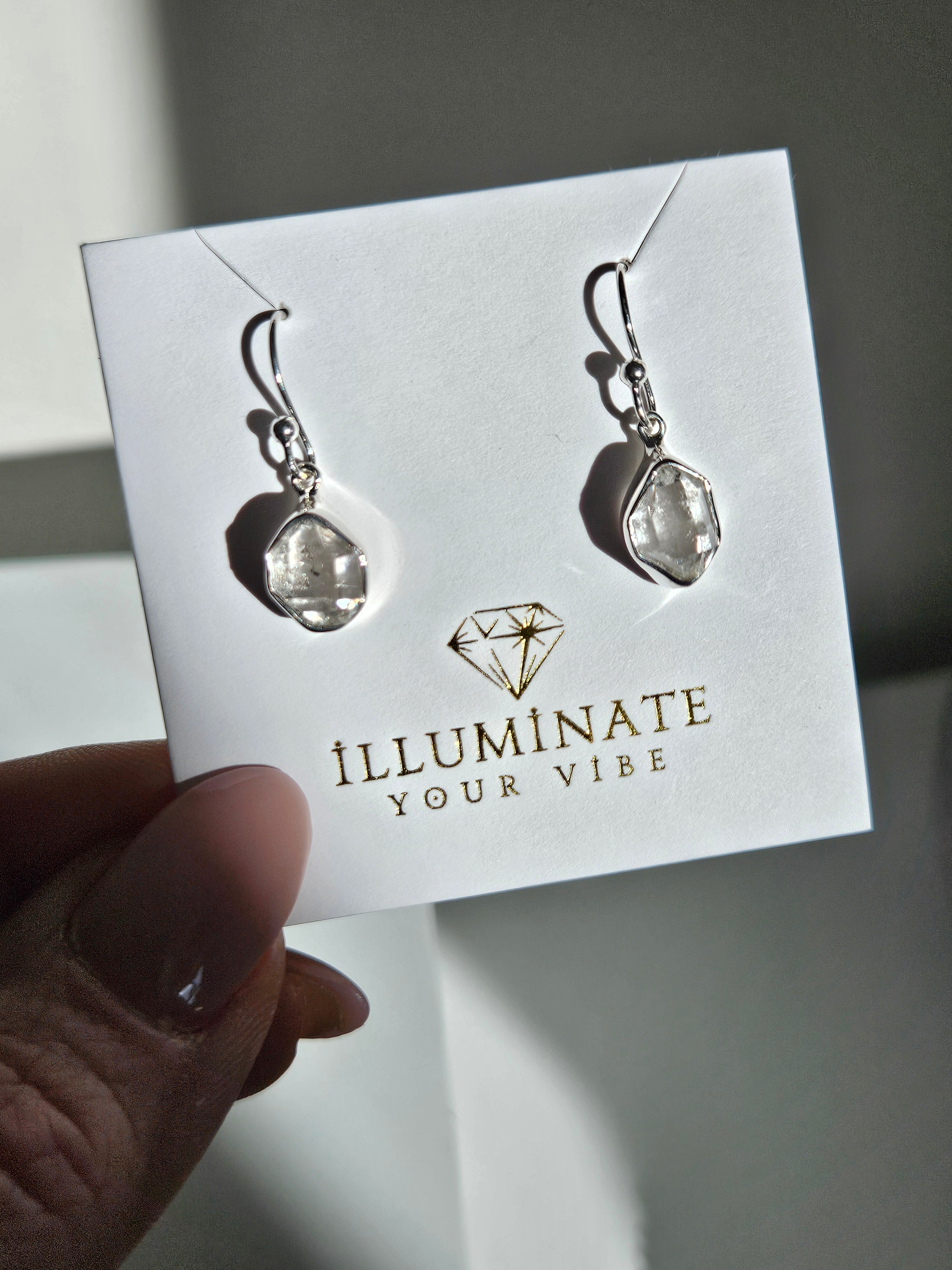 Herkimer Diamond Earrings 005