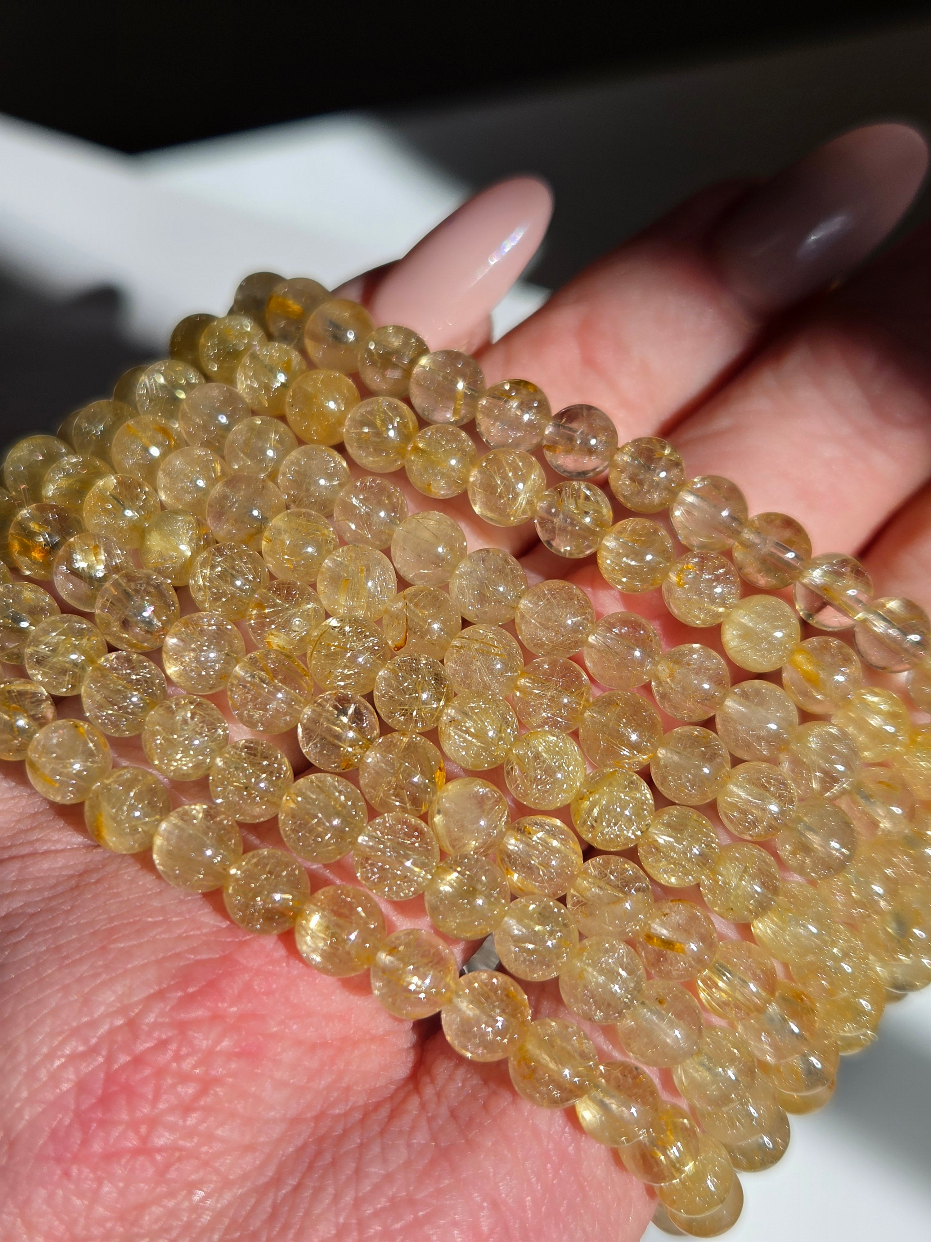 HQ Rutile Bracelet | 6mm