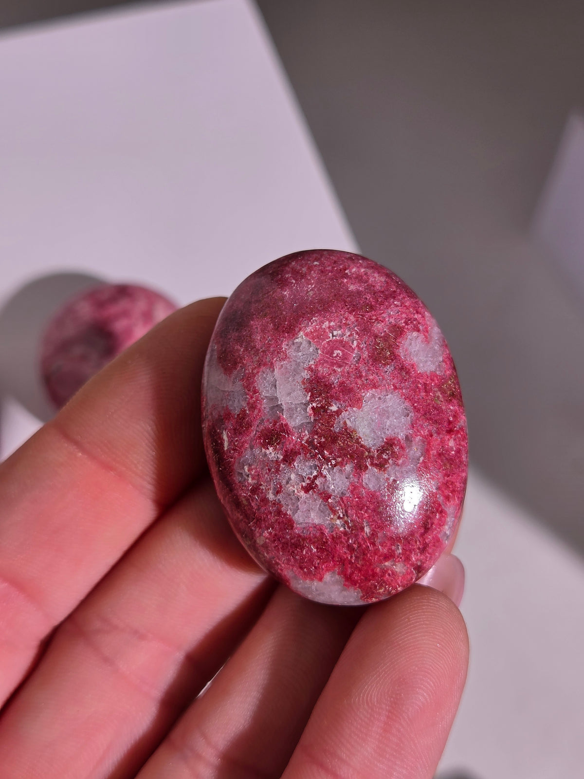 Thulite Palmstone | select your piece