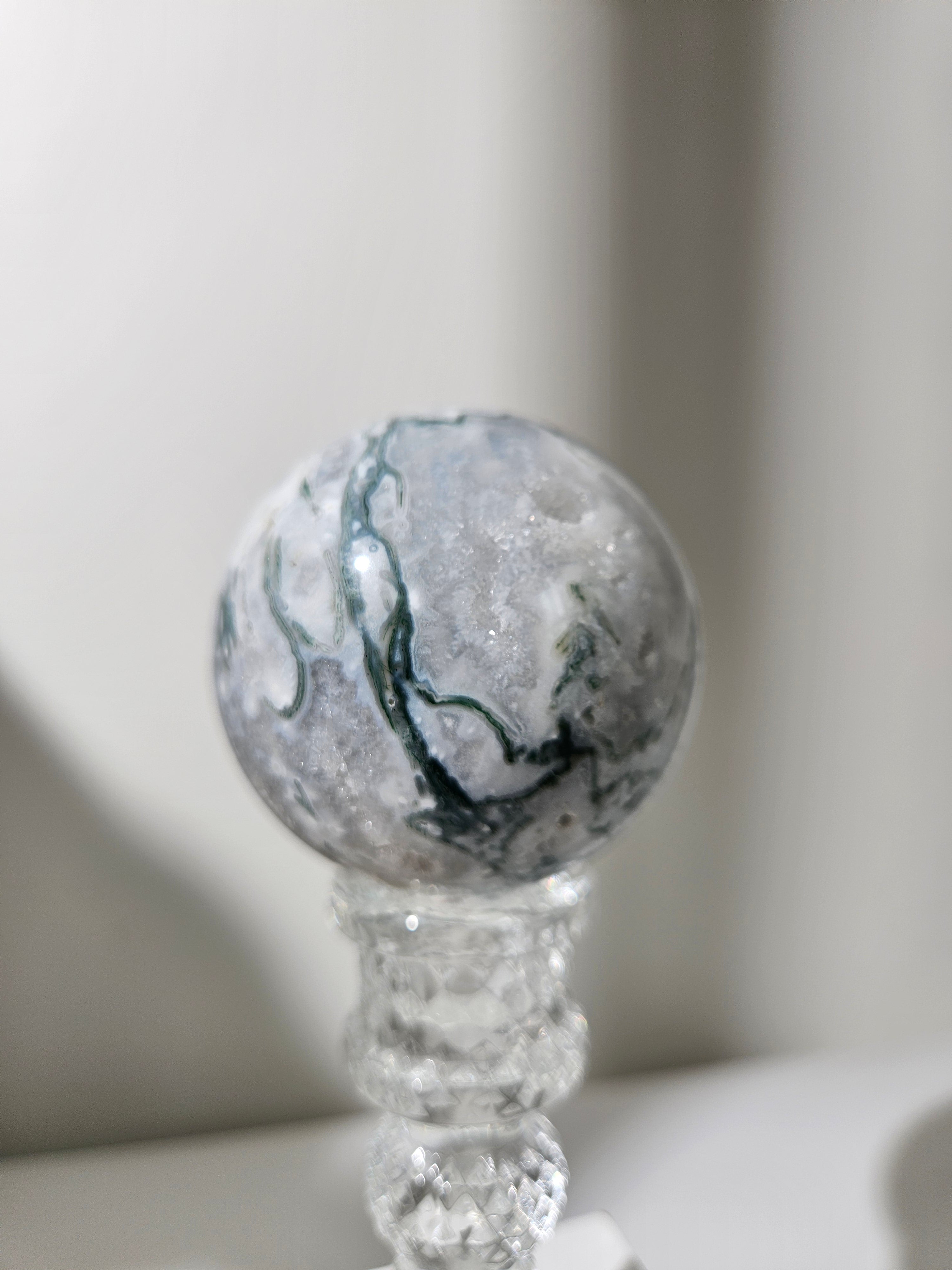 Moss Agate Sphere 001