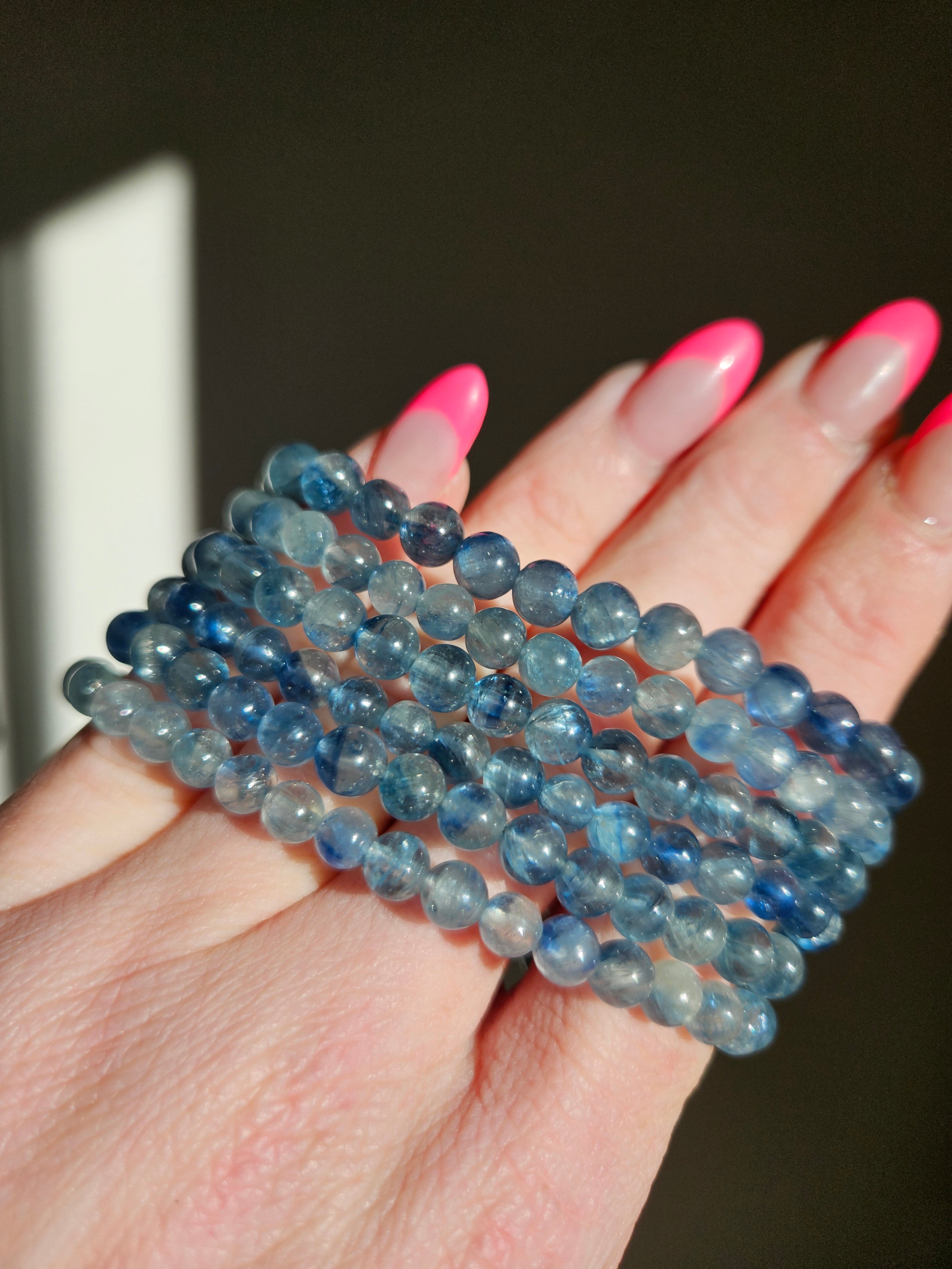 Teal Kyanite Bracelet | 6mm