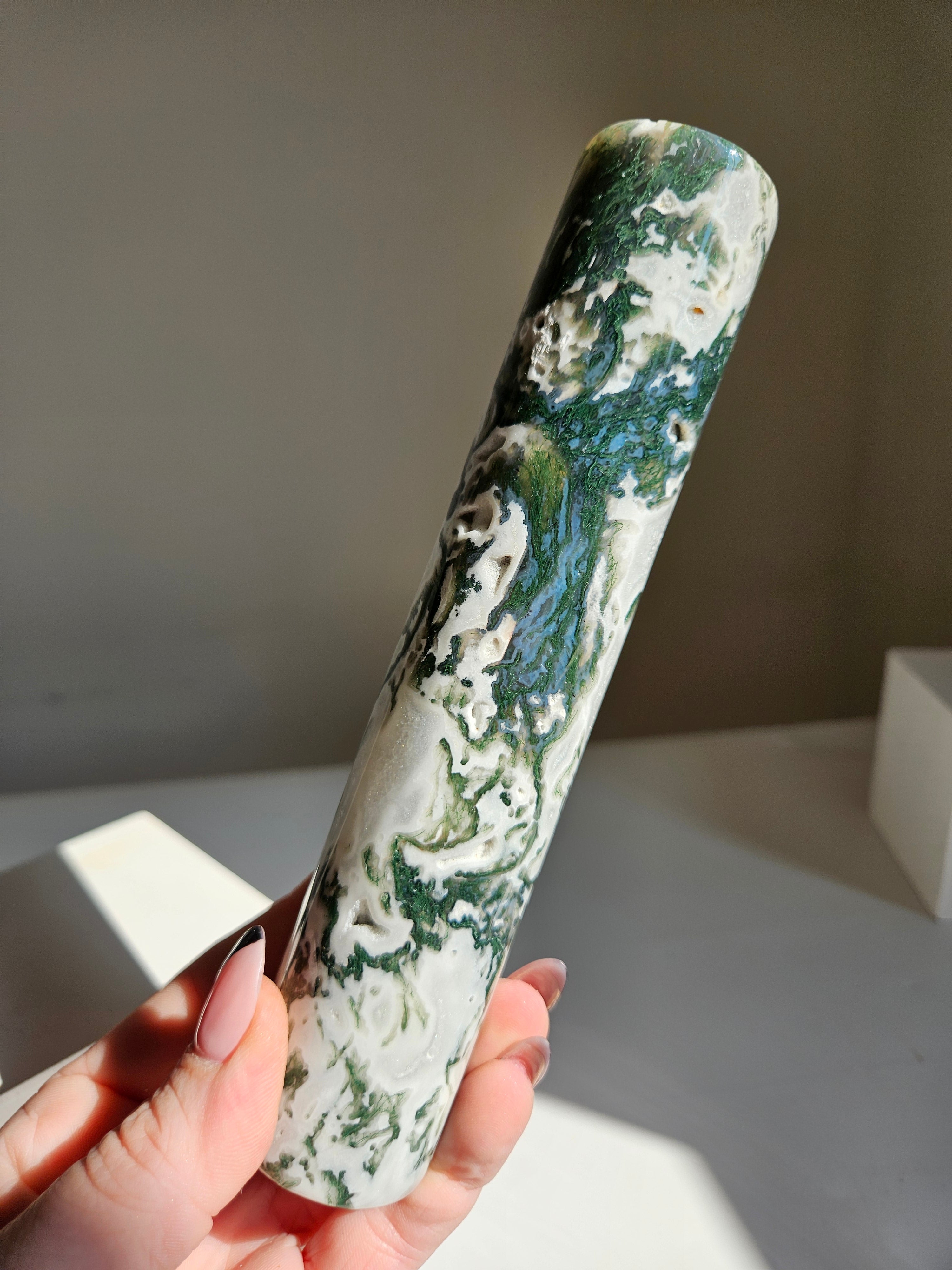 Moss Agate Bracelet Holder 006