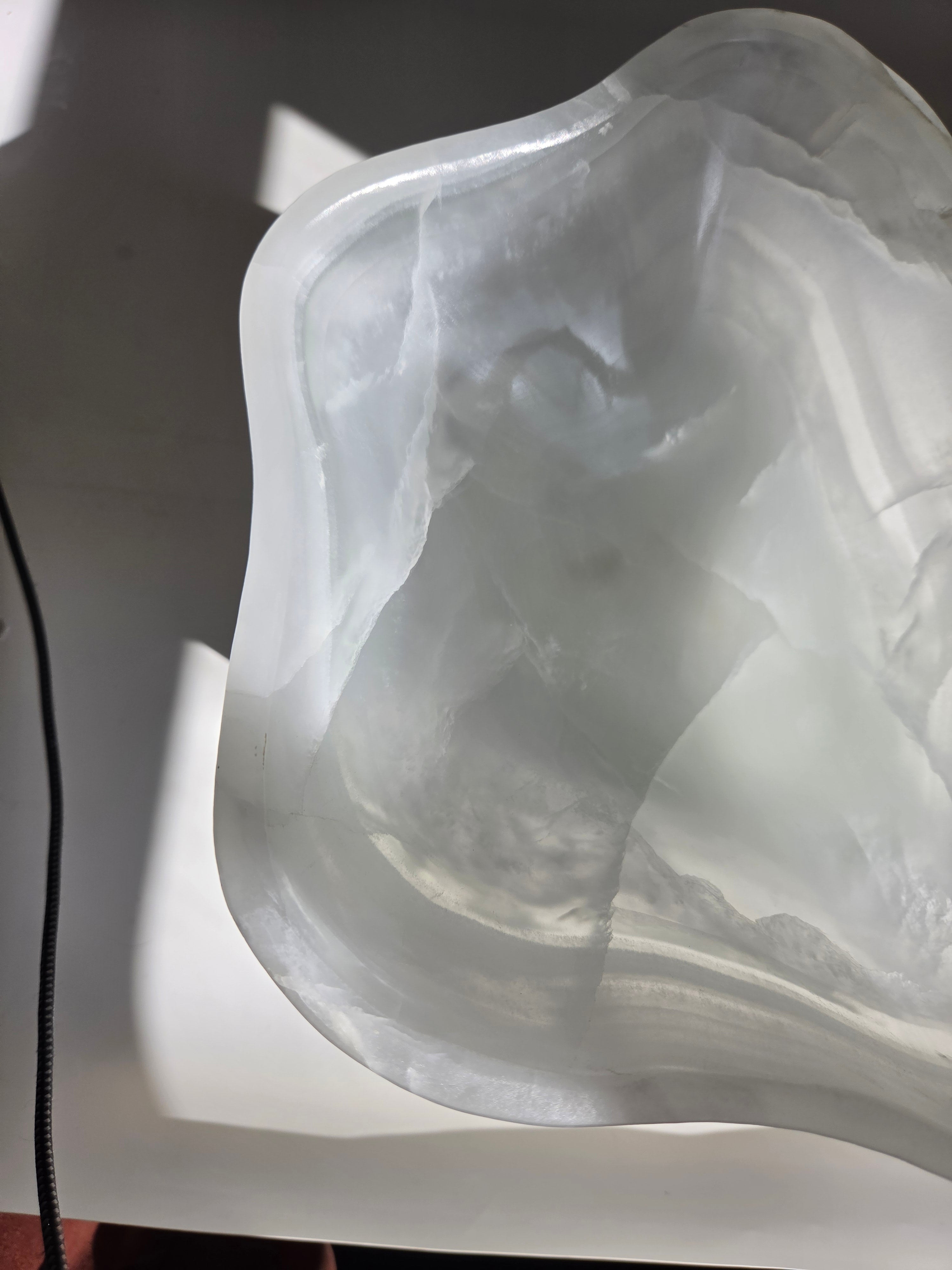 White Onyx Bowl 002