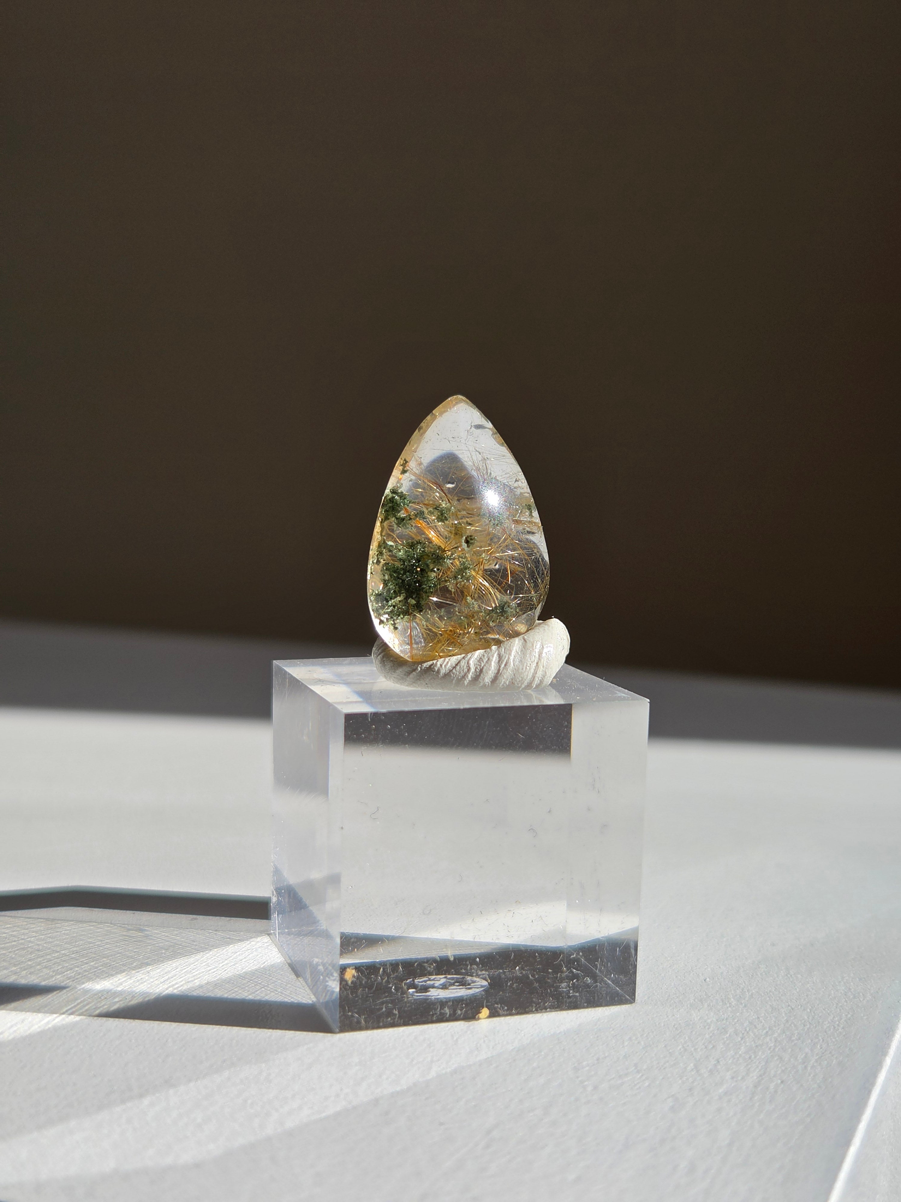 Himalayan Rutile Cabochon 004