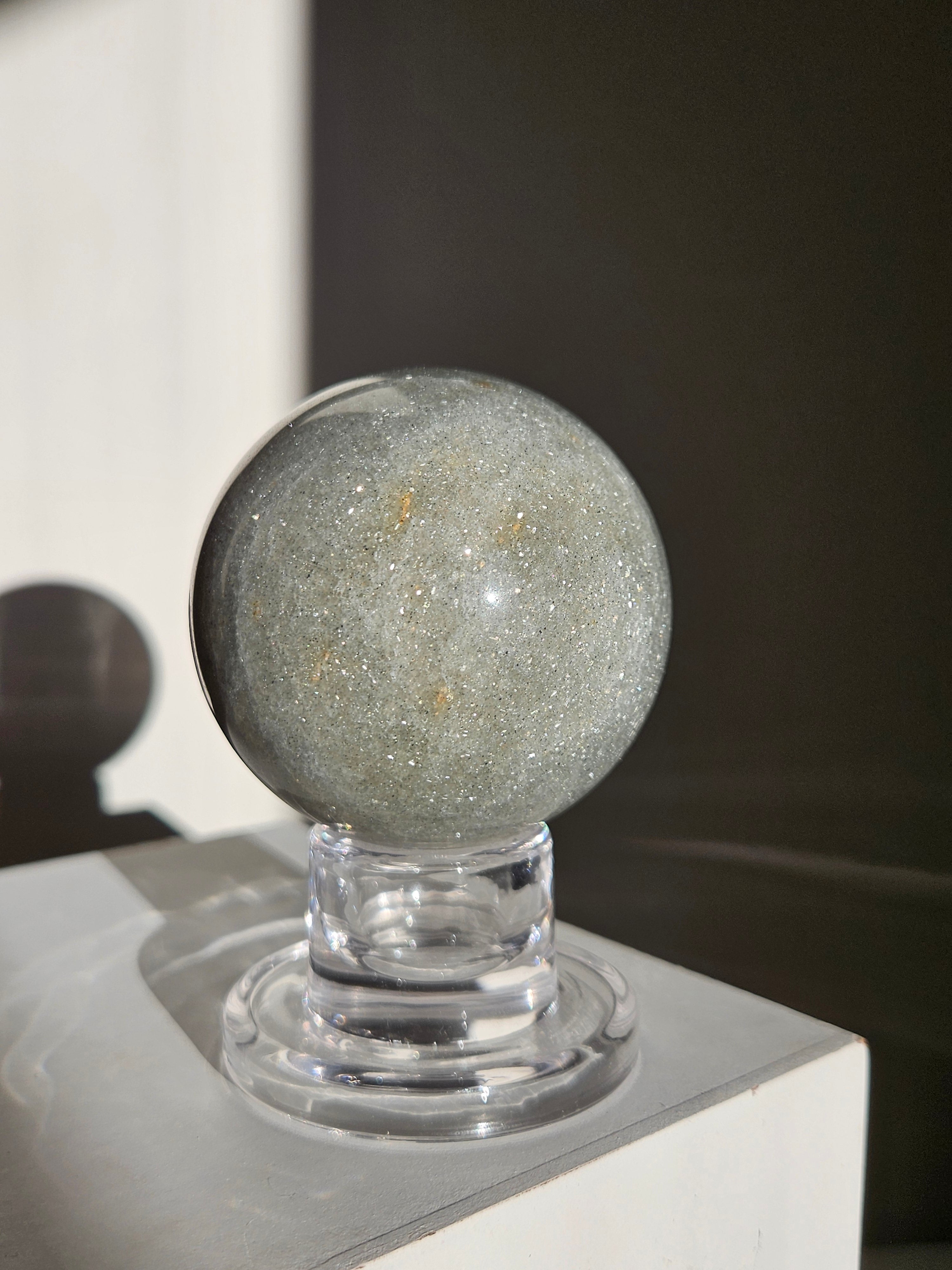 Sage Green Mica Sphere 003