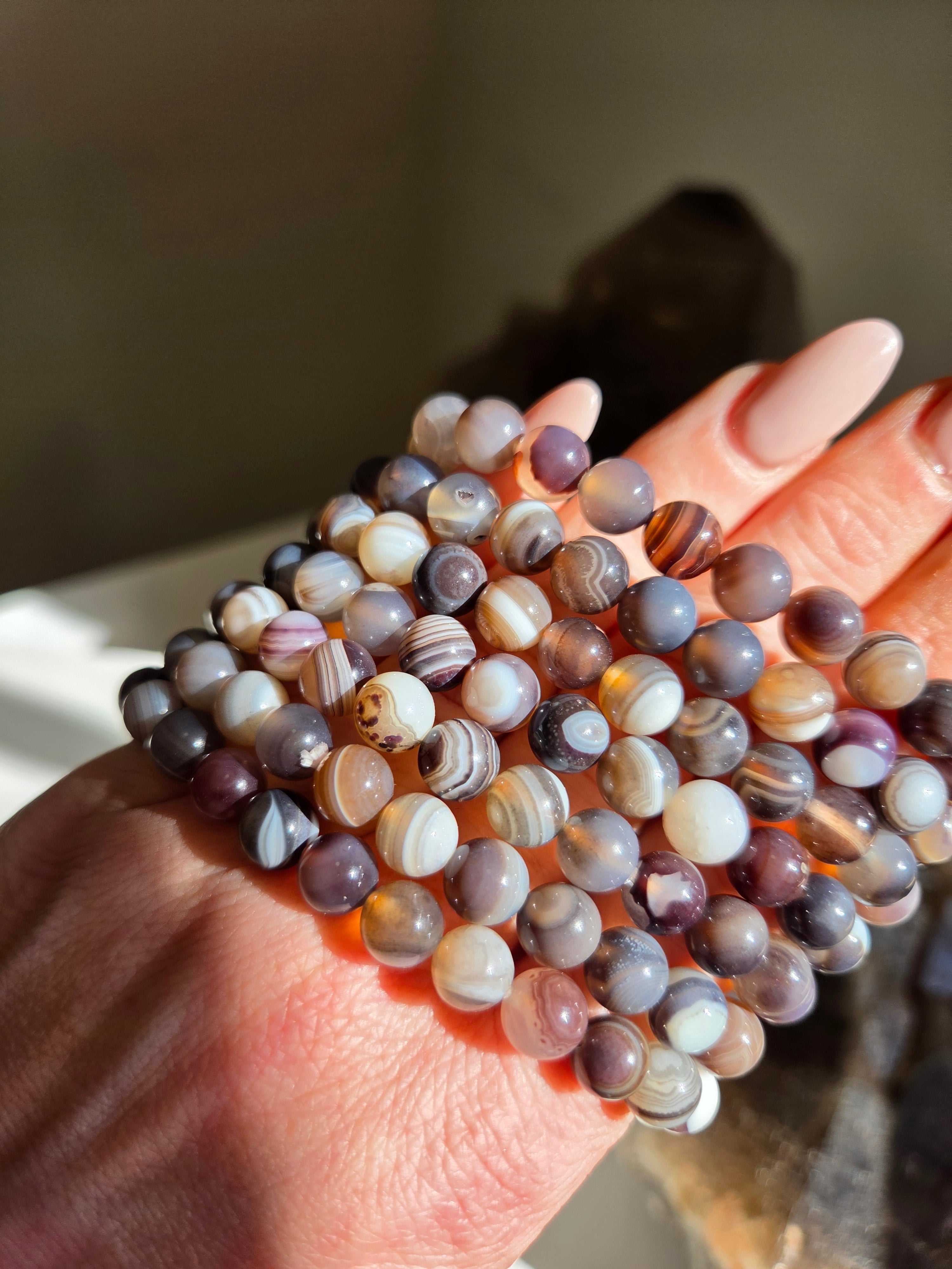 Botswana Agate Bracelet | 8mm