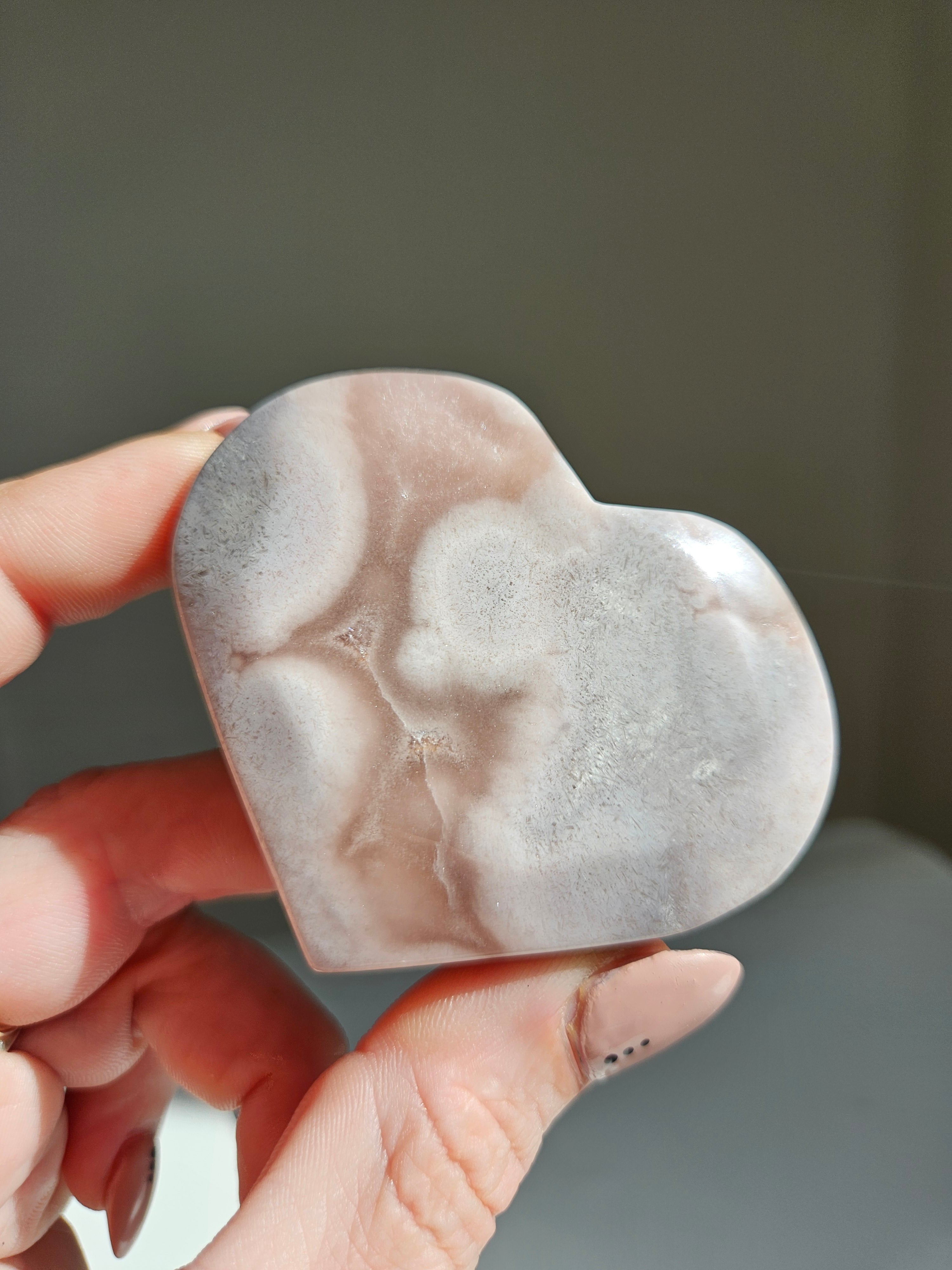 Pink Amethyst Heart 001