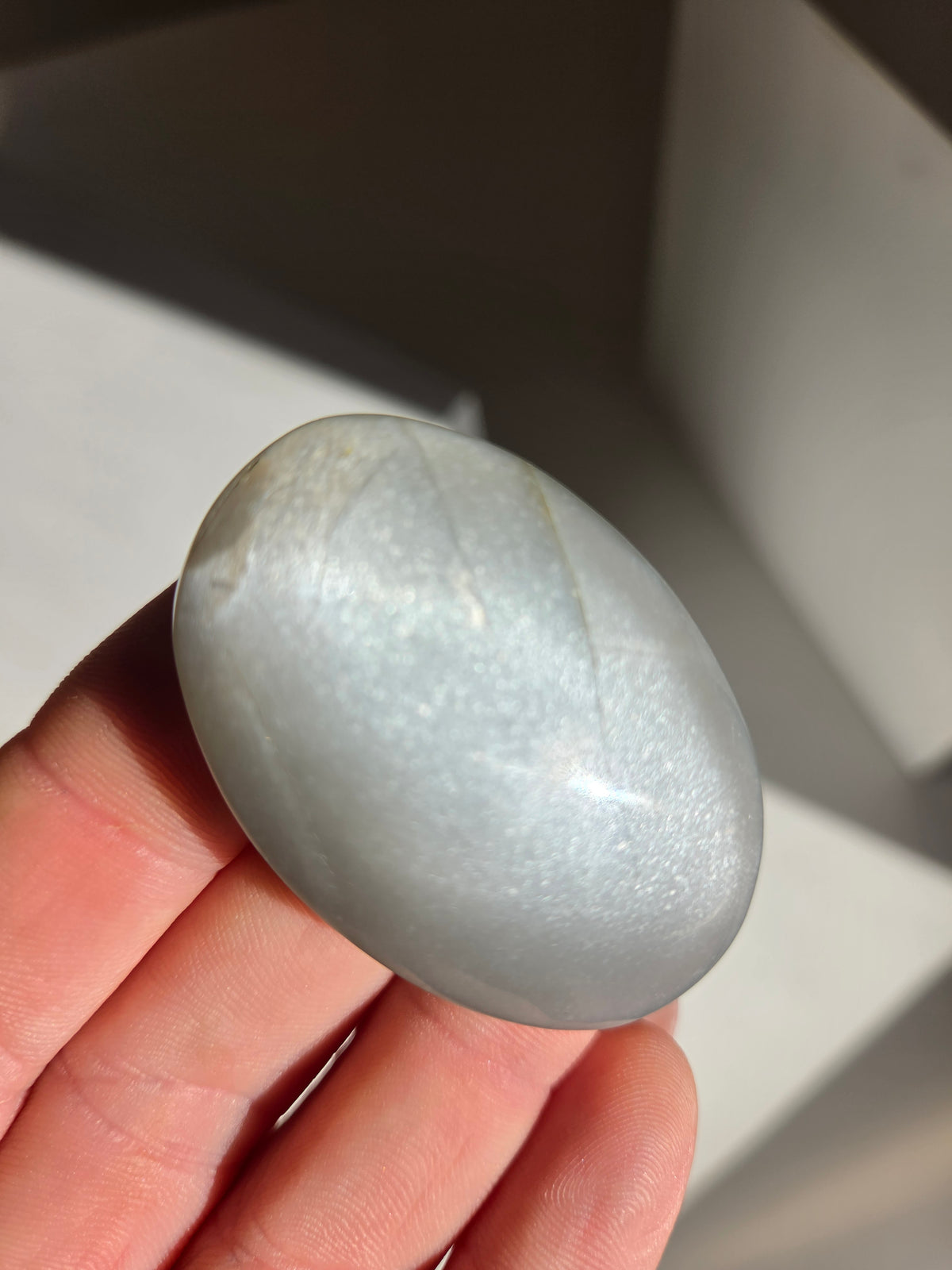Green Moonstone Palmstone 009