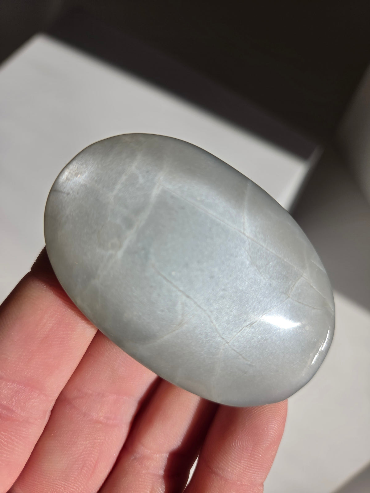 Green Moonstone Palmstone 002