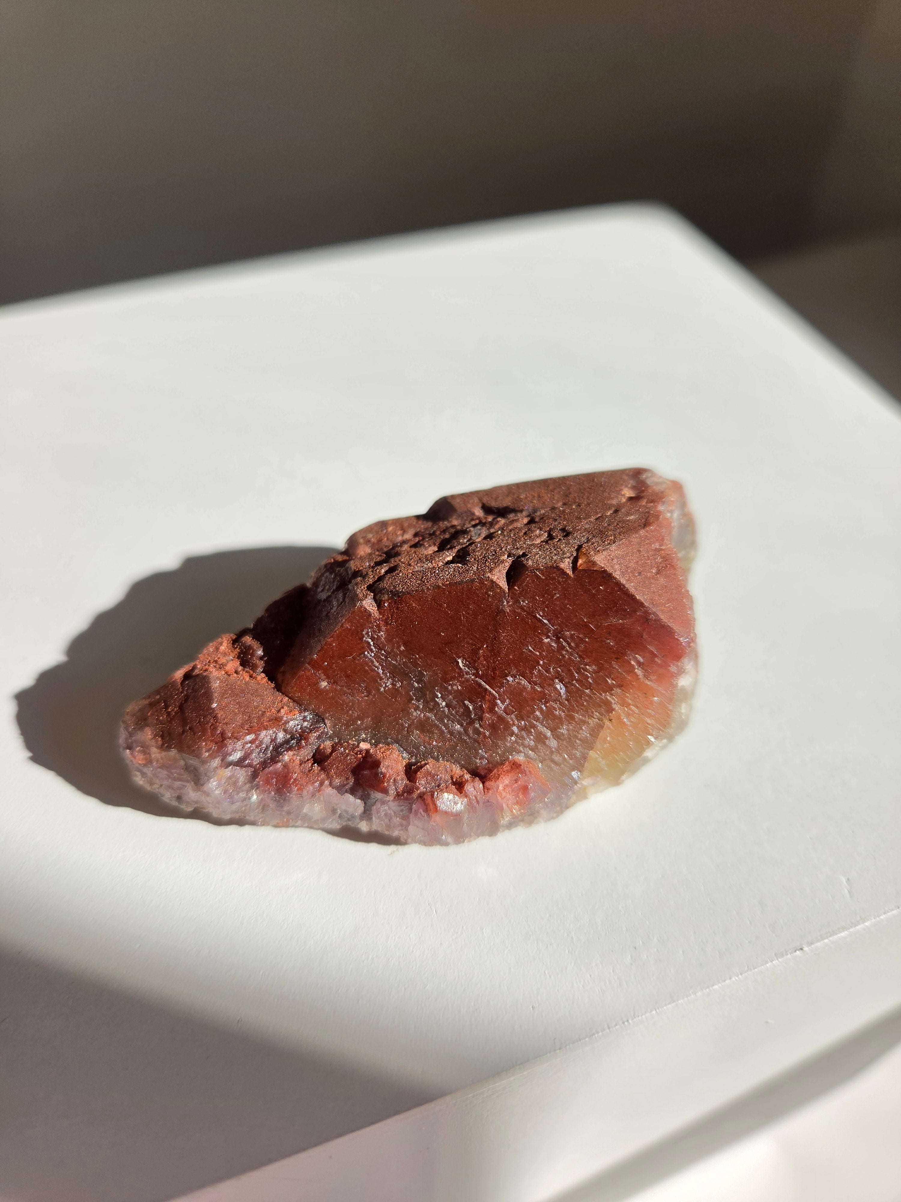 Hematite on Quartz x Amethyst 001