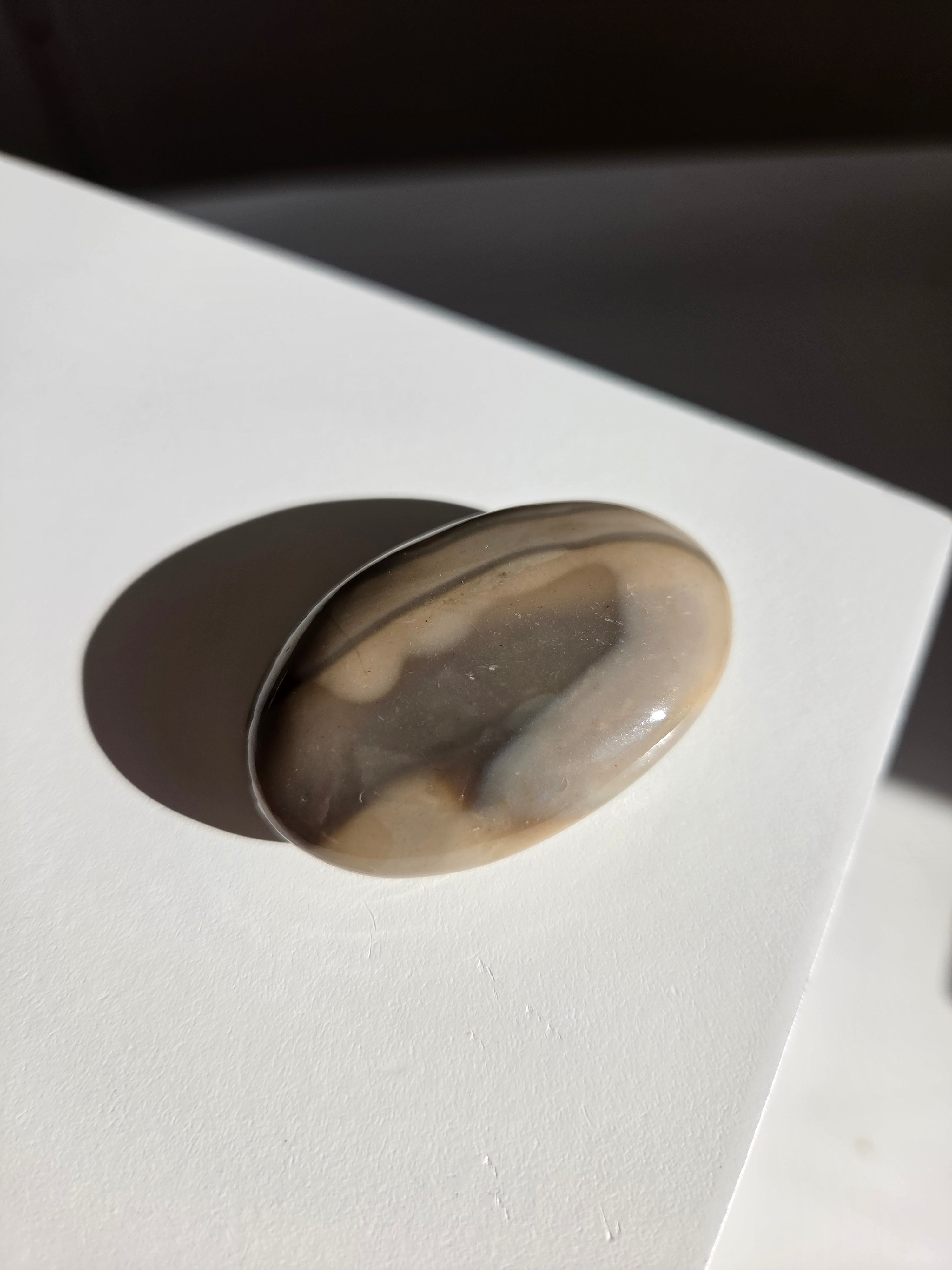 Polished Flint Palmstone 003