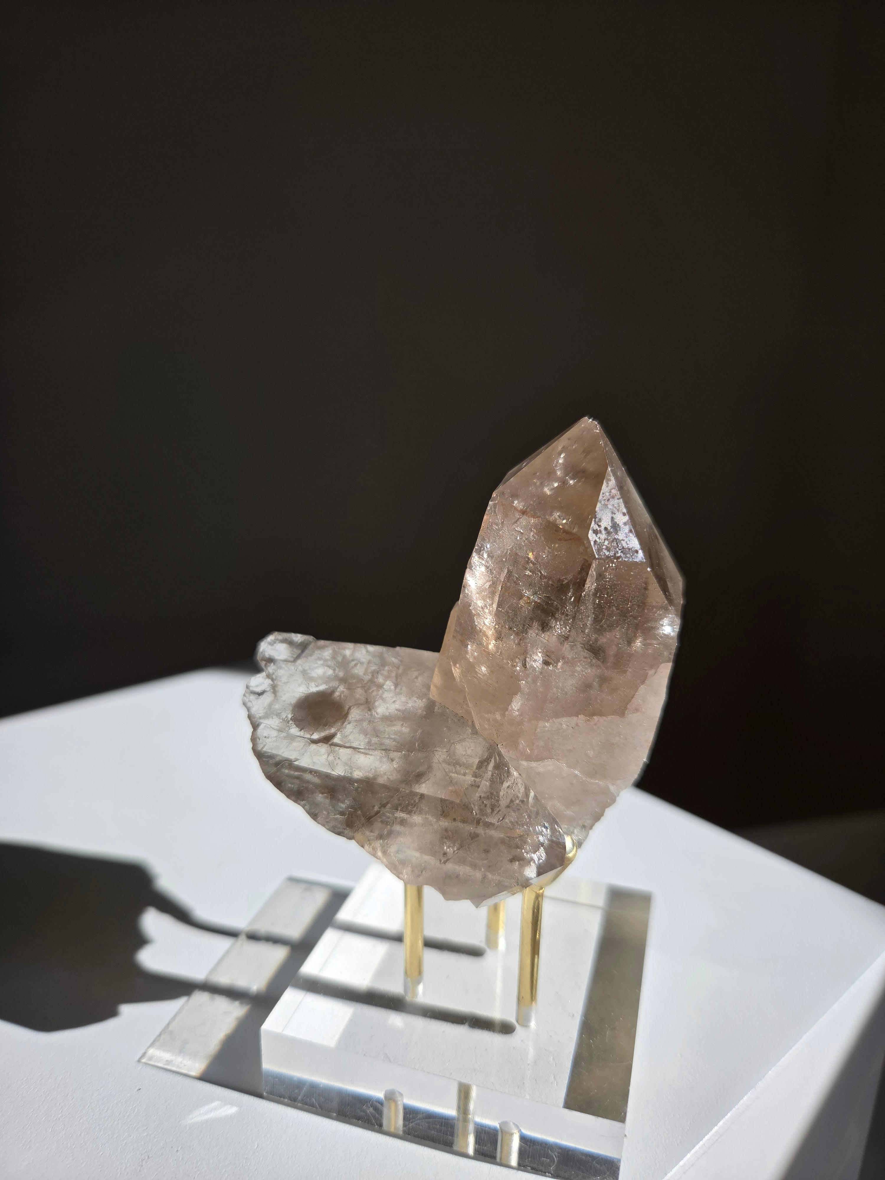 Smoky Quartz Cluster 003