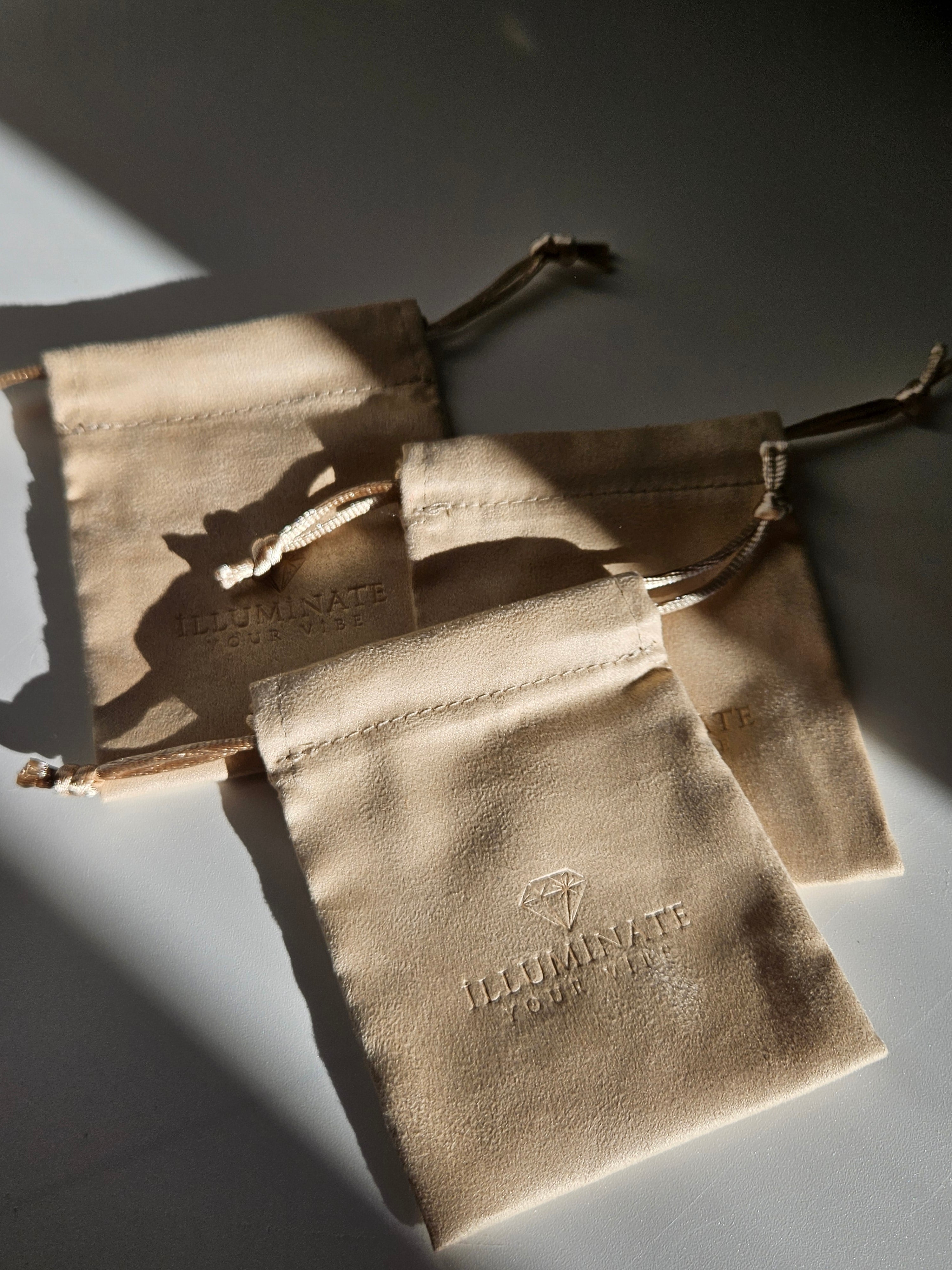 Champagne Drawstring Pouch