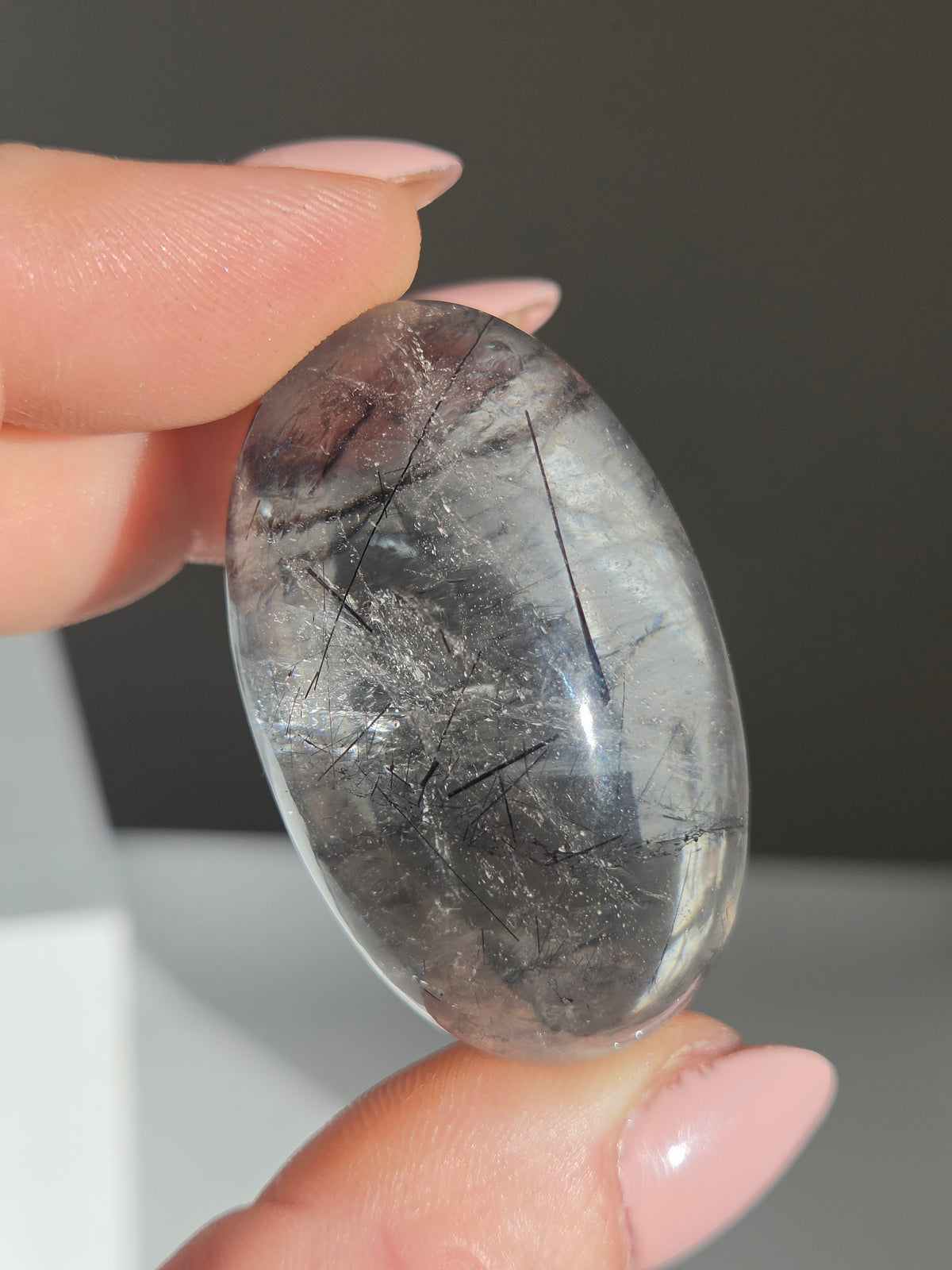 Black Tourmaline x Quartz Shiva 002