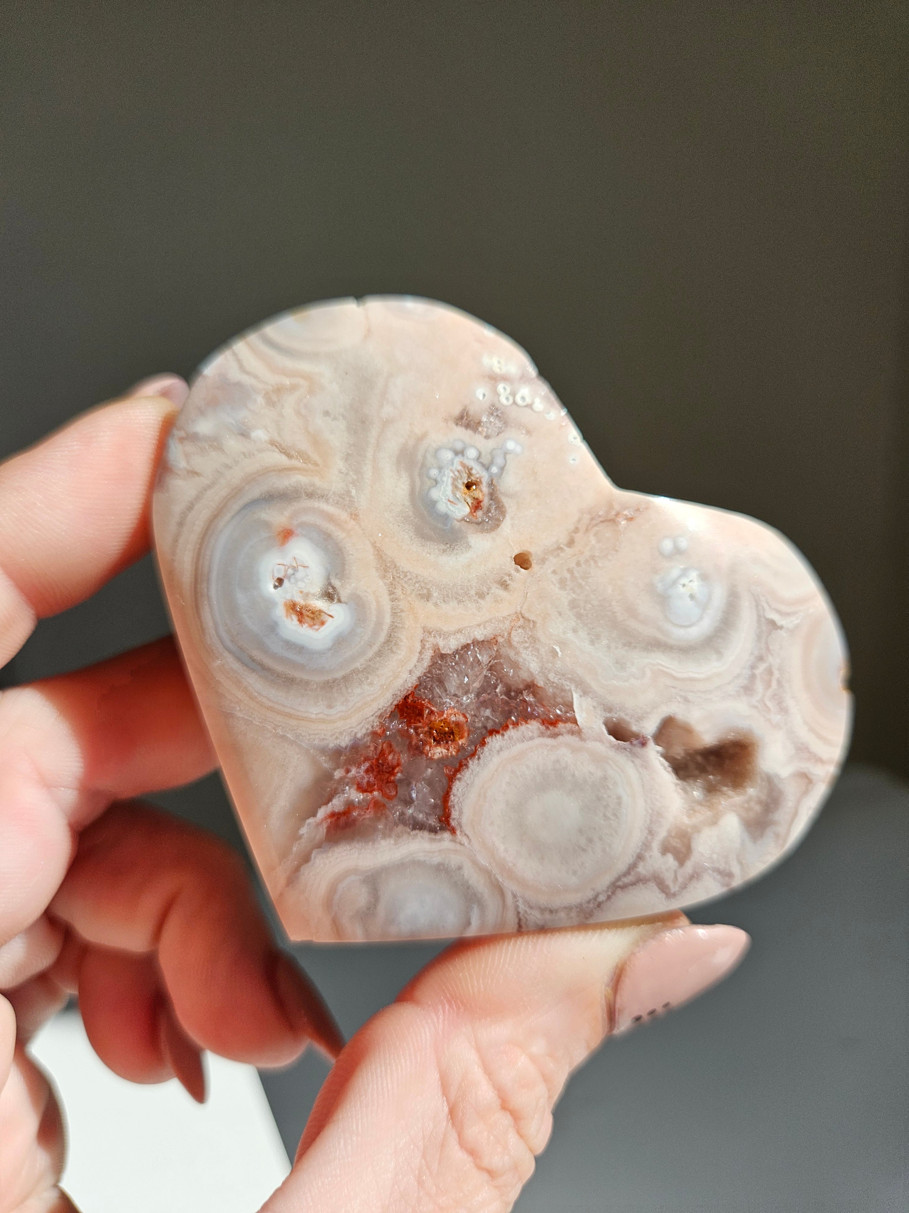 Pink Amethyst Heart 002