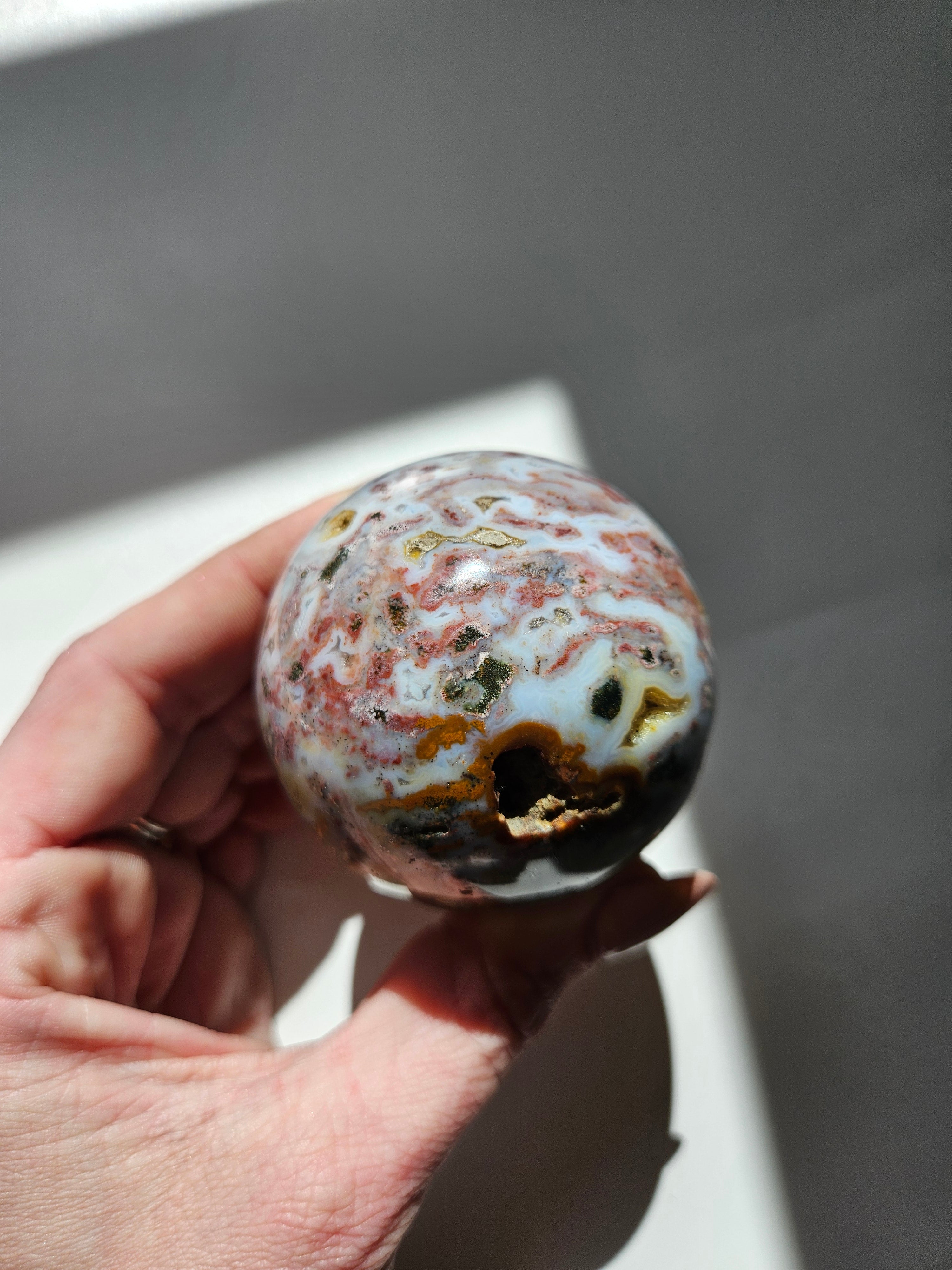 Sea Jasper Sphere 022