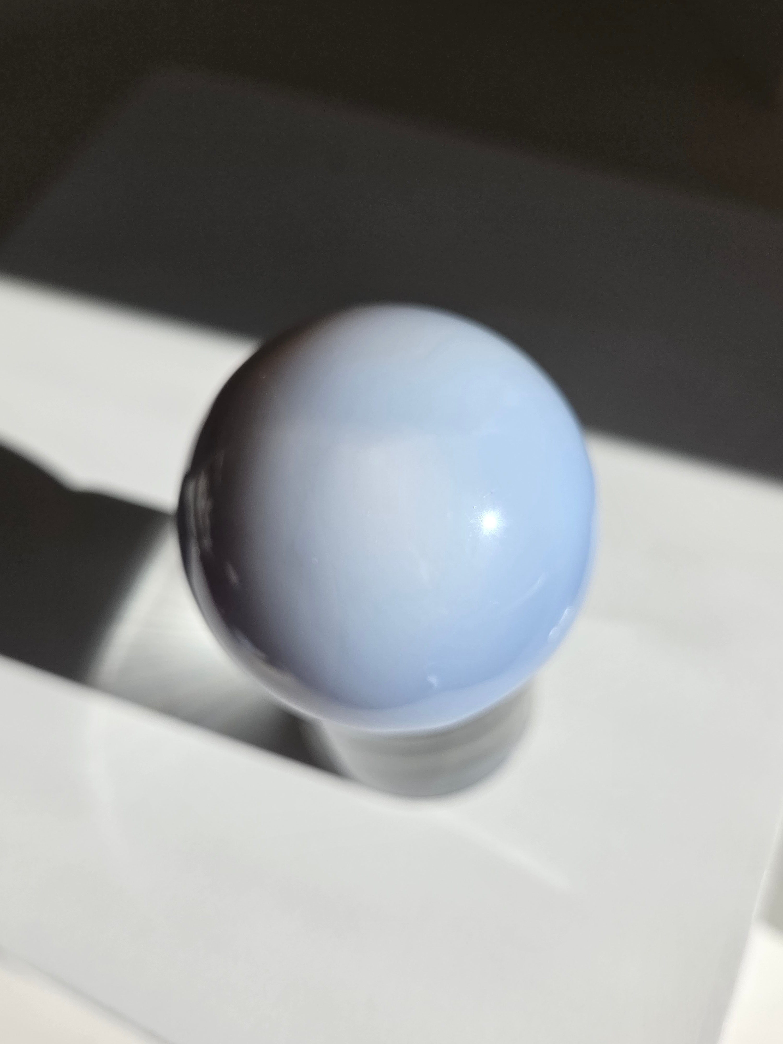 Blue Chalcedony Sphere 002