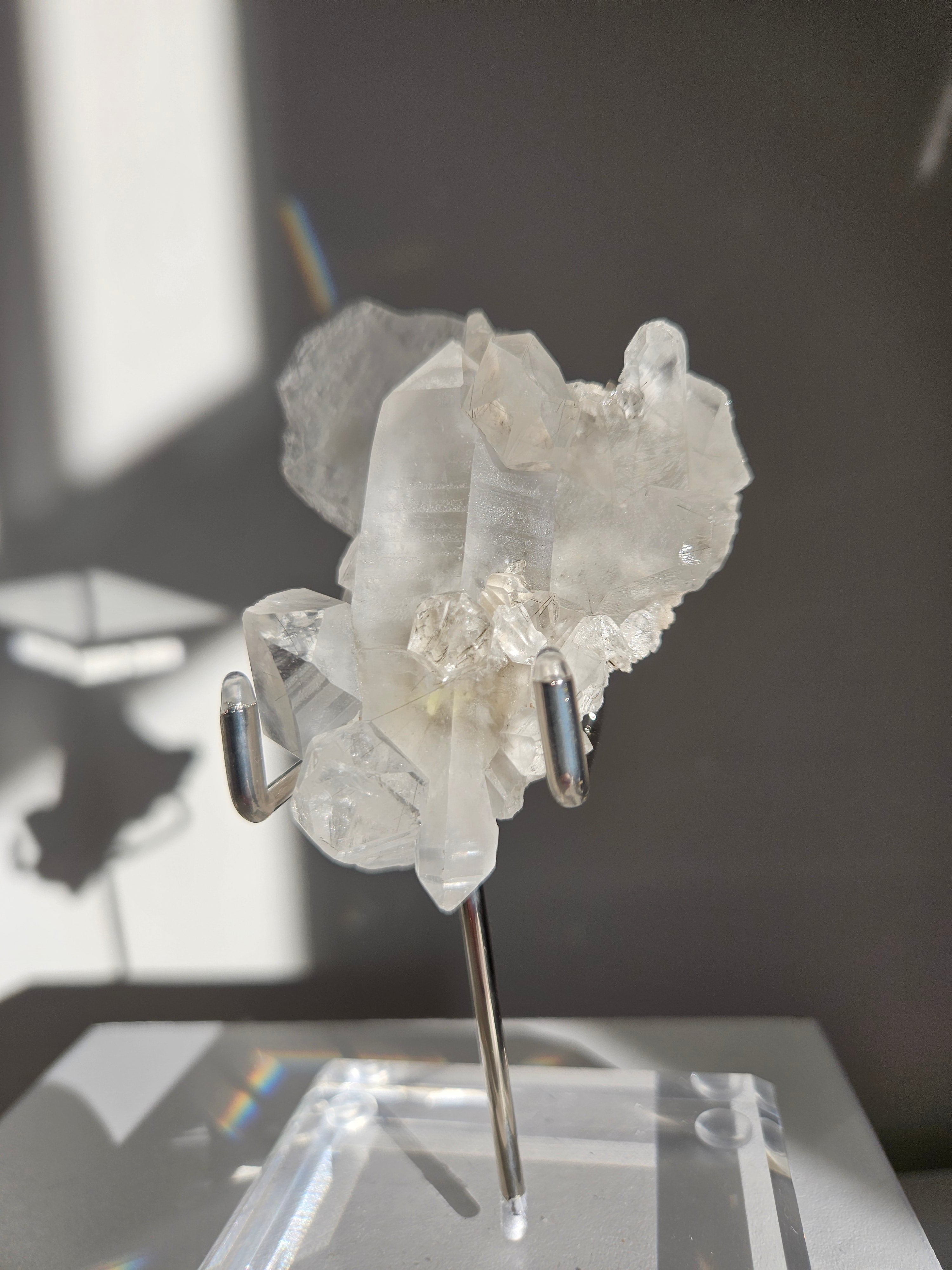 Tourmaline in Quartz Cluster 002