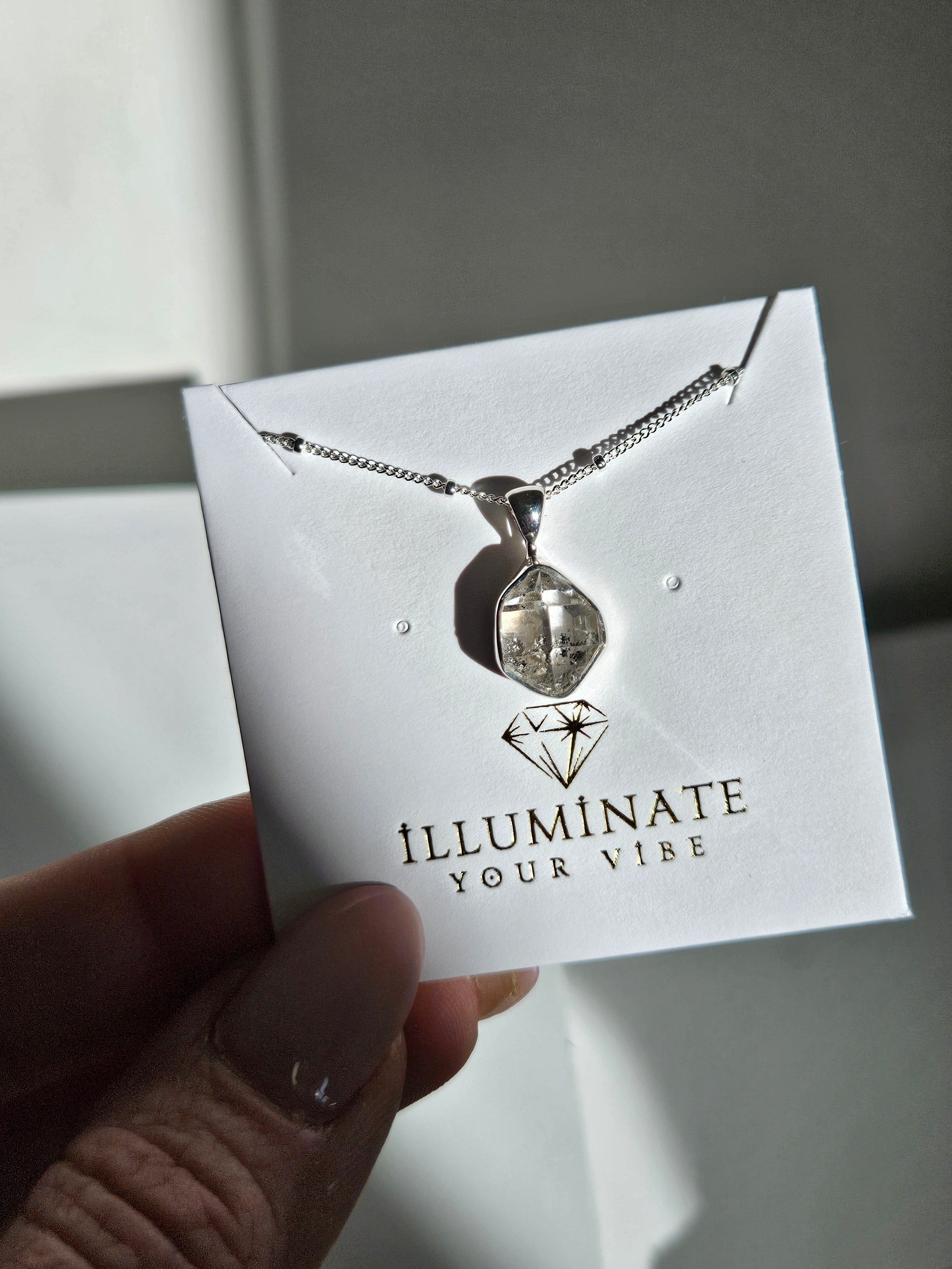Herkimer Diamond Necklace 002