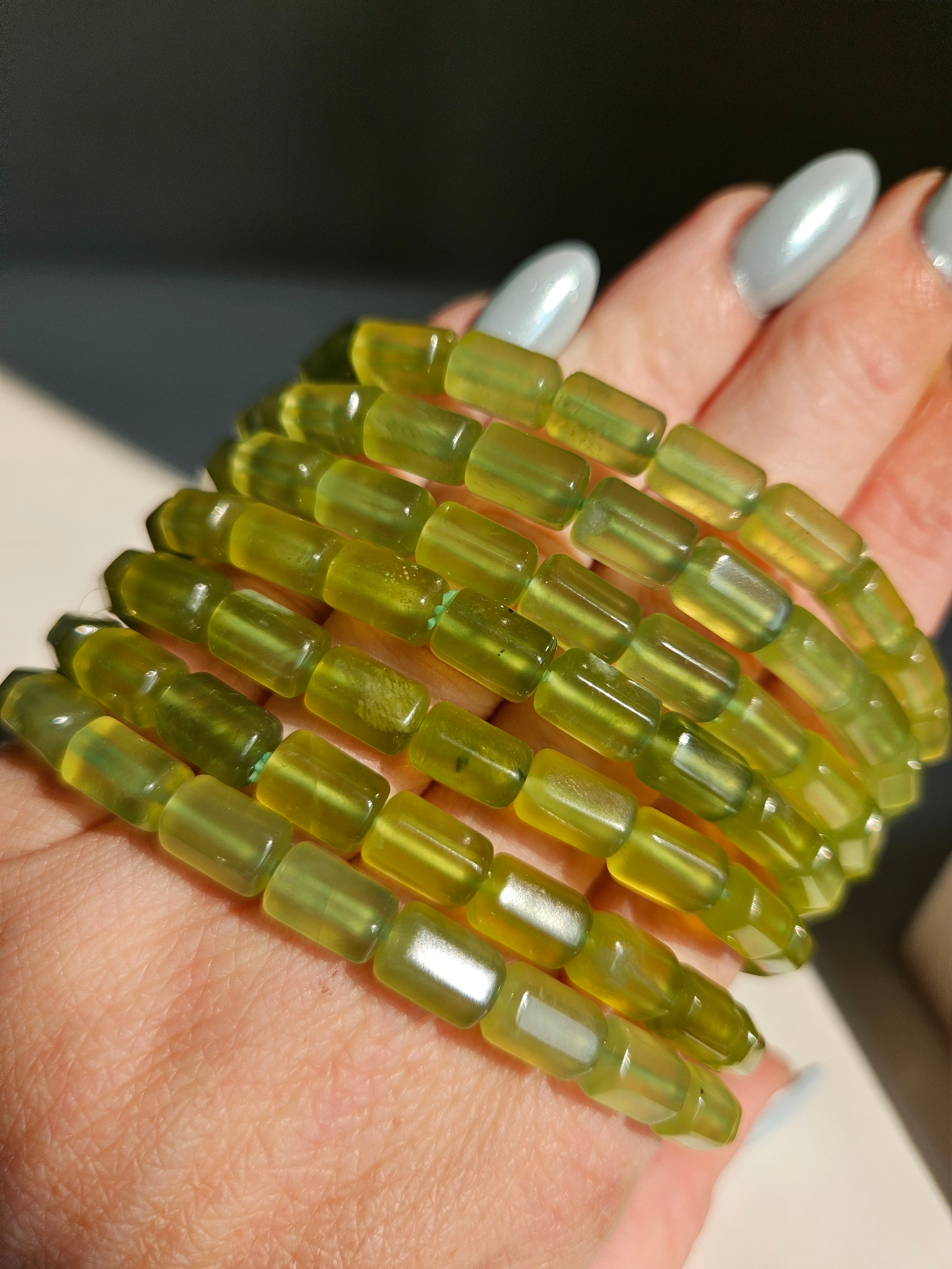 Serpentine Bracelet | barrel bead