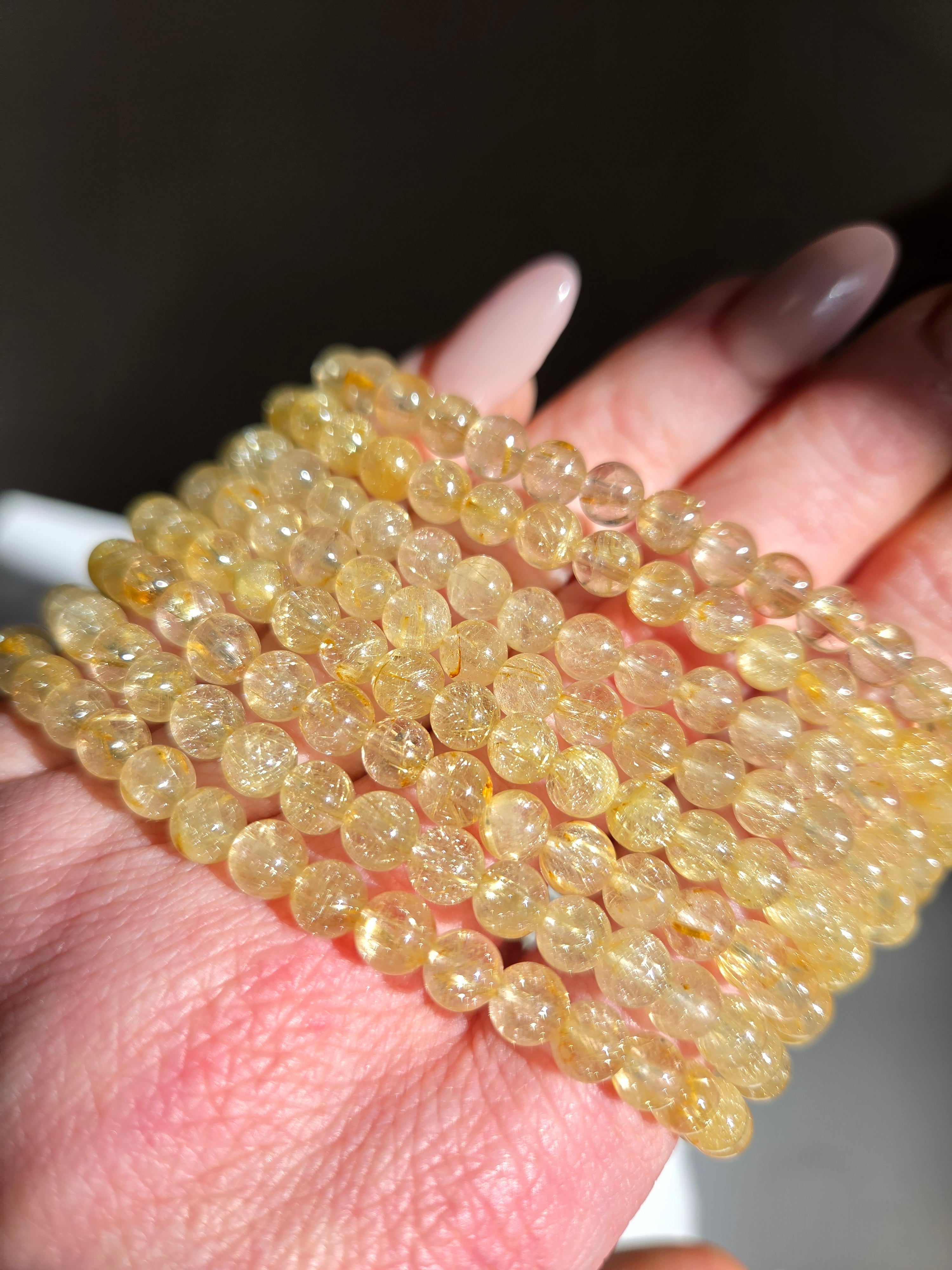 HQ Rutile Bracelet | 6mm