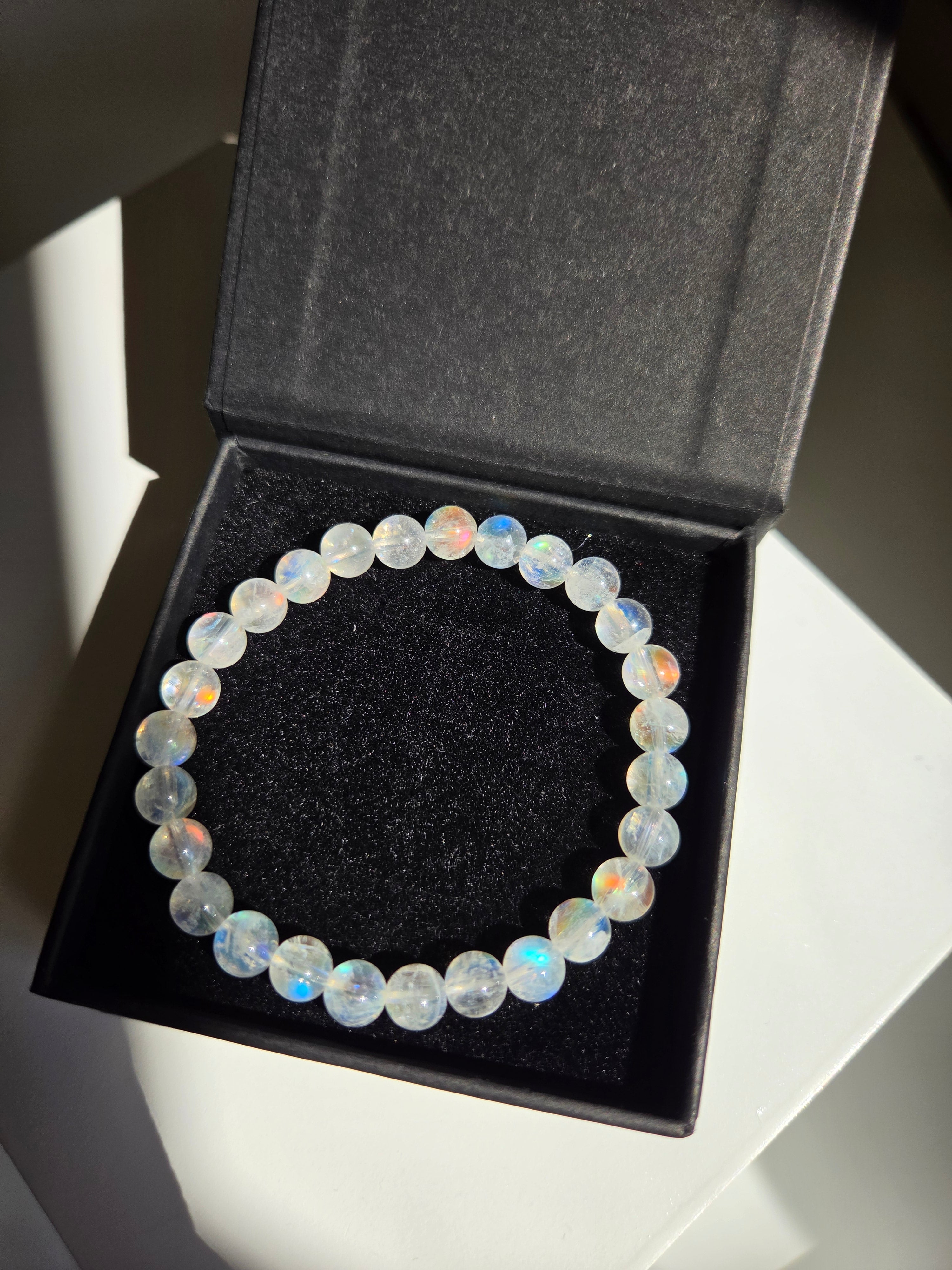 HQ Malagasy Moonstone Bracelet 005 | 7mm