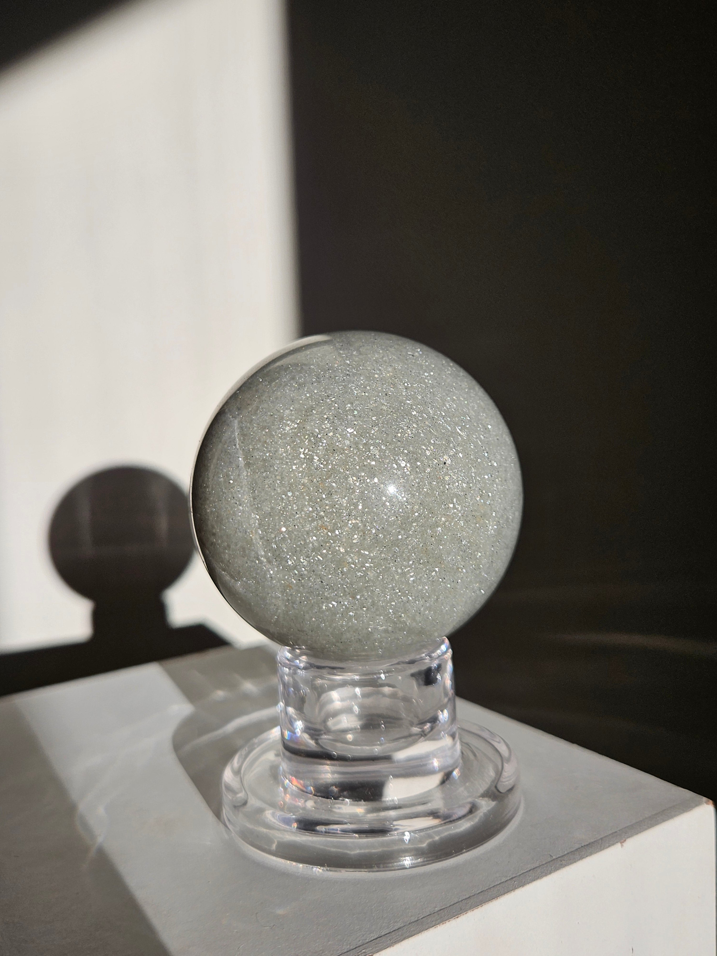 Sage Green Mica Sphere 002